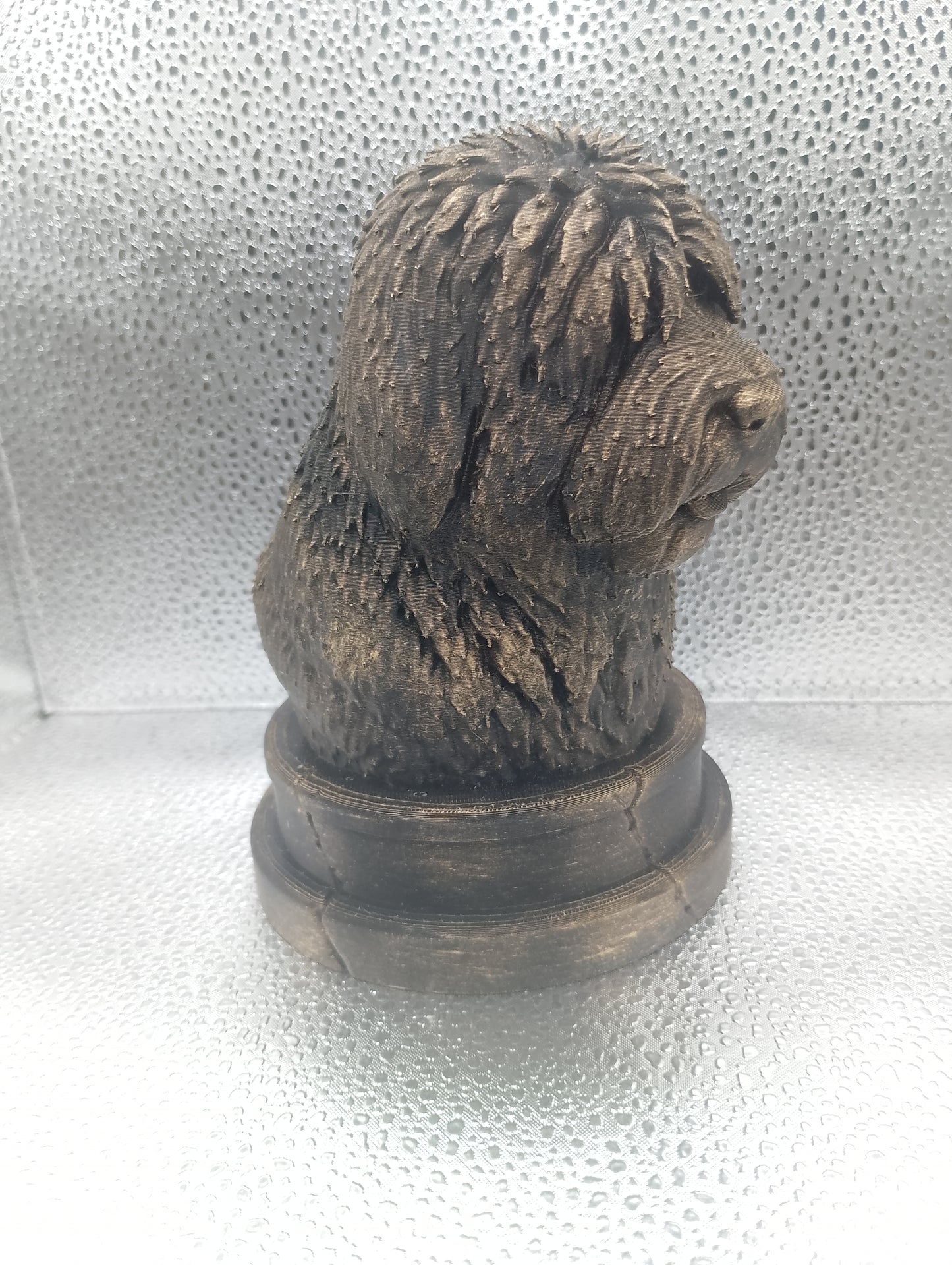 Old English Sheepdog Bust