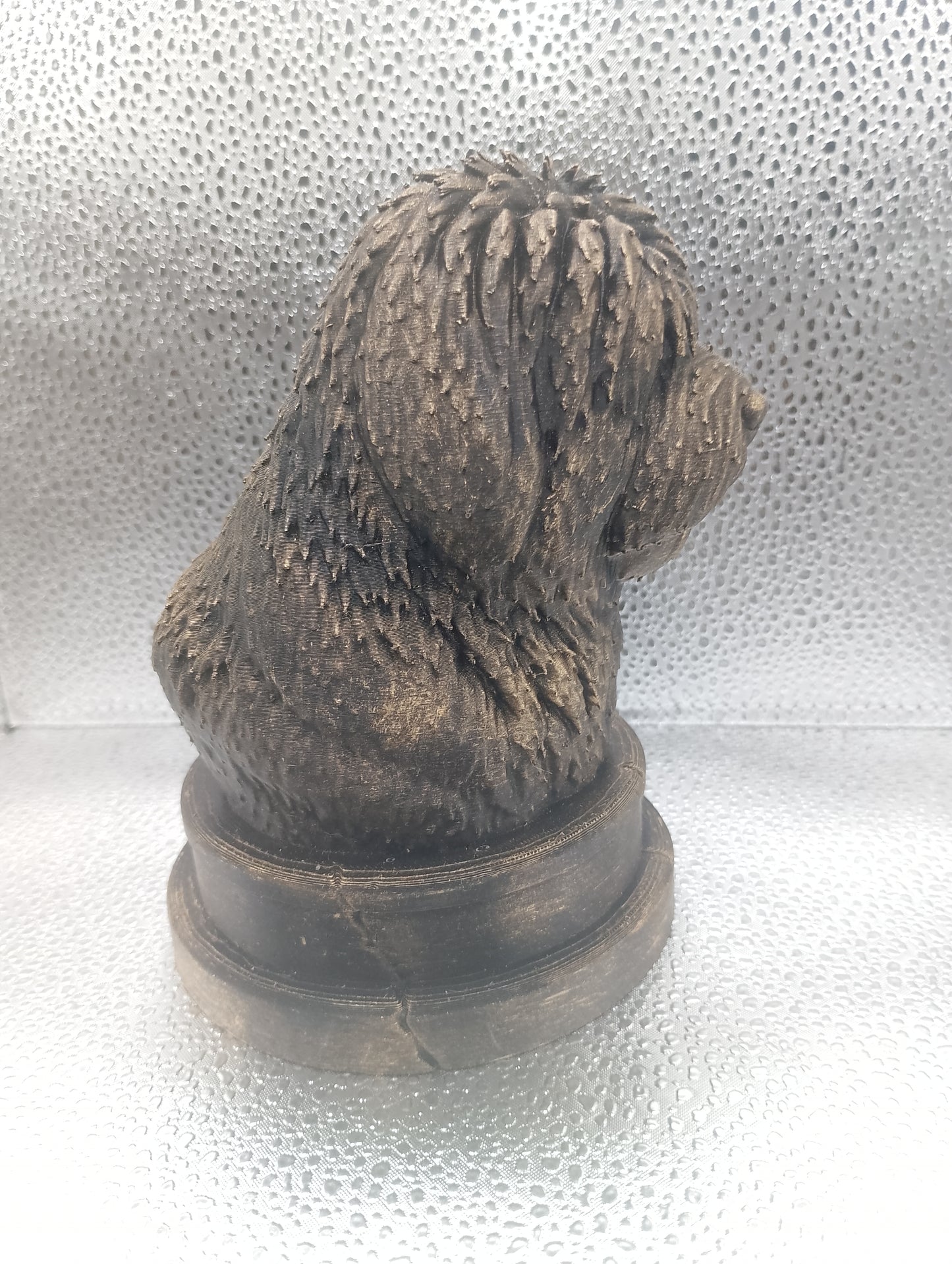 Old English Sheepdog Bust