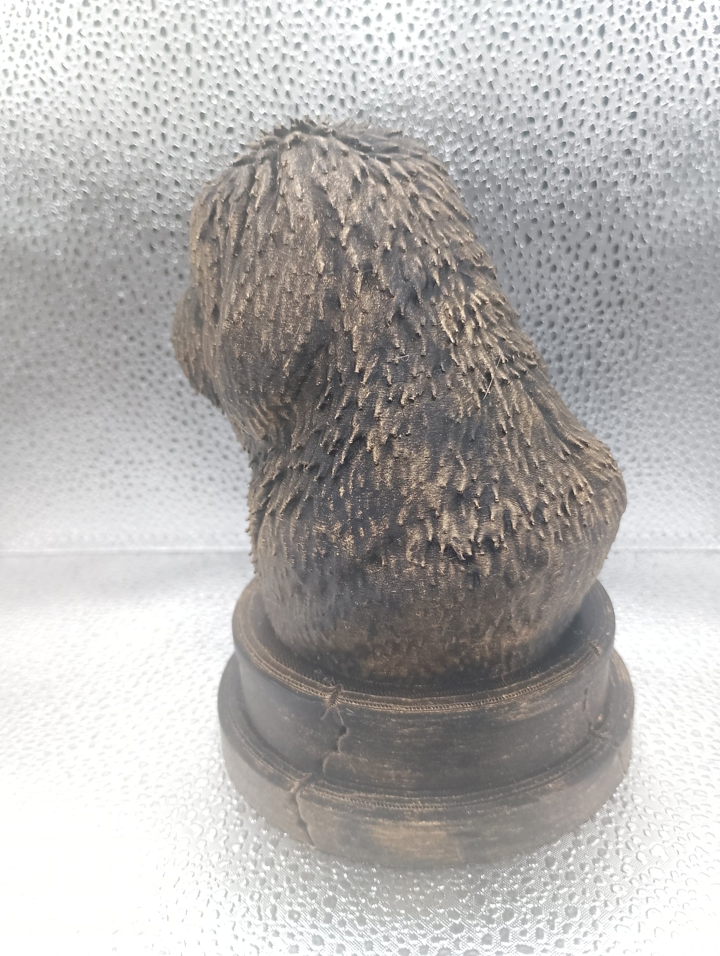Old English Sheepdog Bust