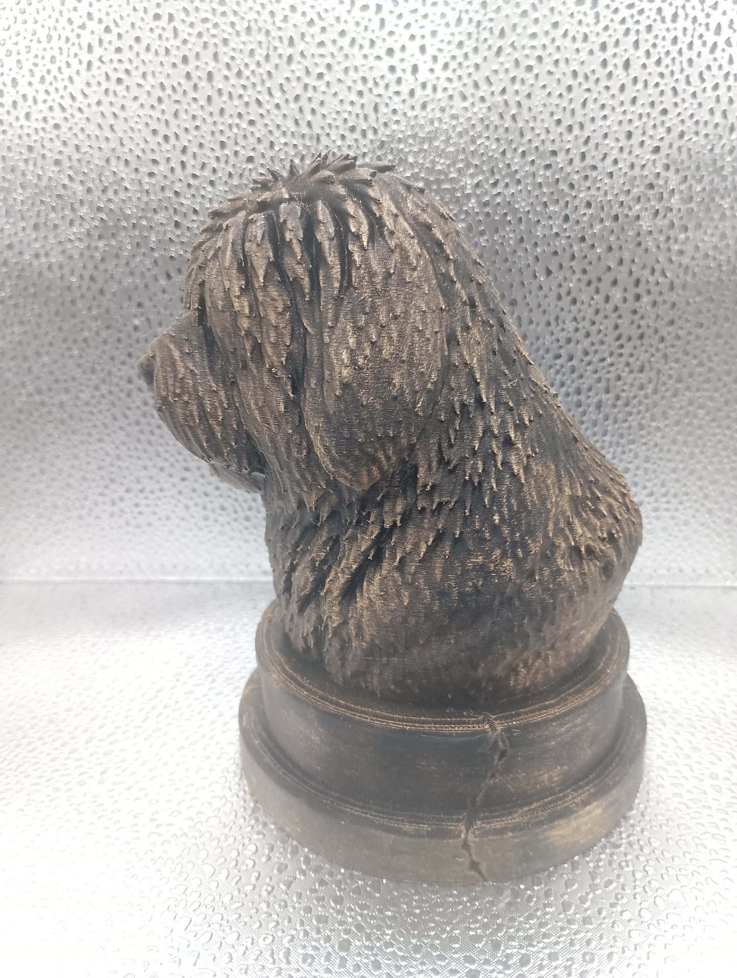 Old English Sheepdog Bust