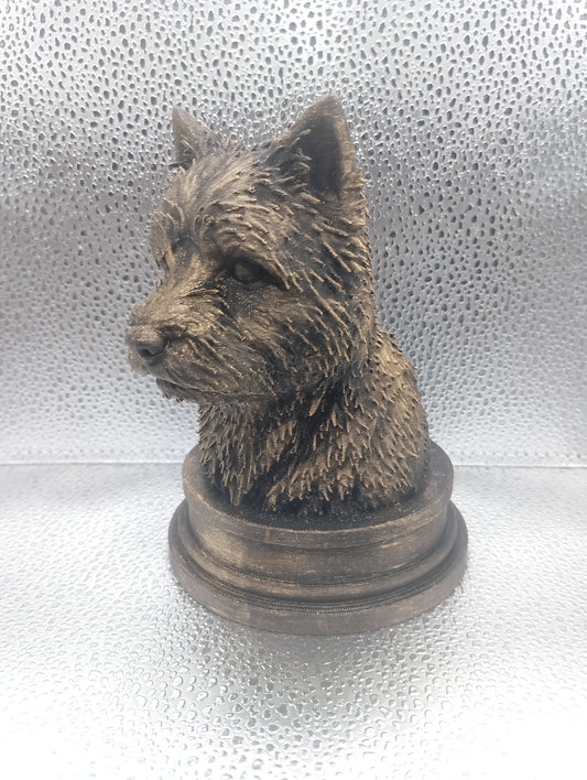 Cairn Terrier Bust