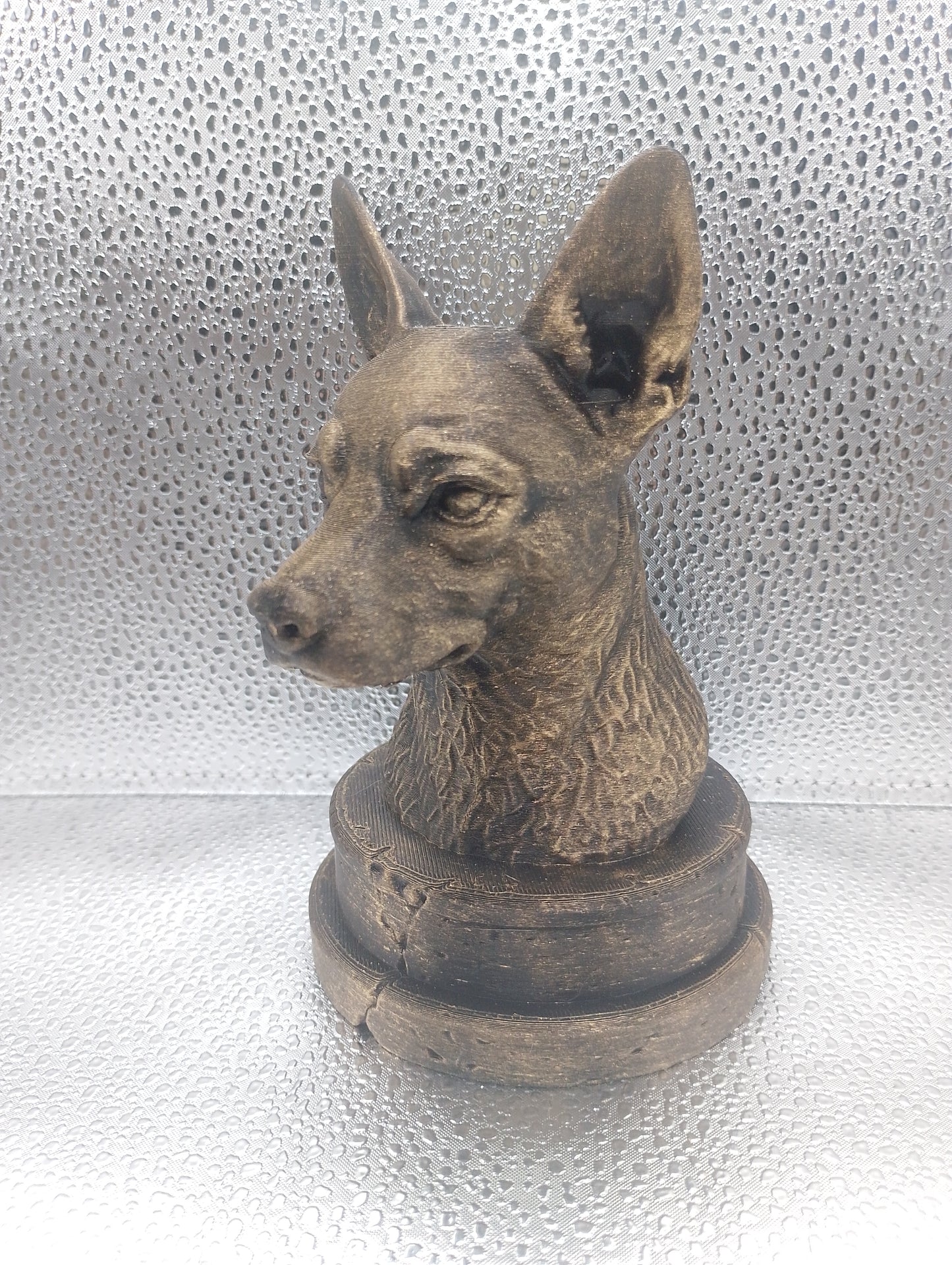 Toy Fox Terrier Bust