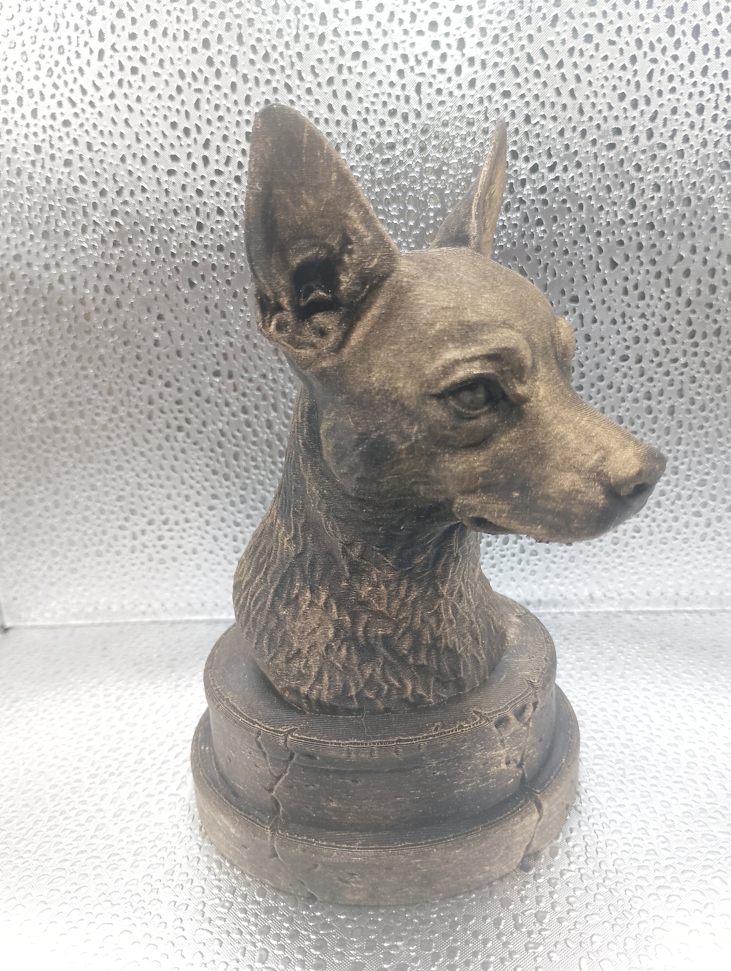 Toy Fox Terrier Bust