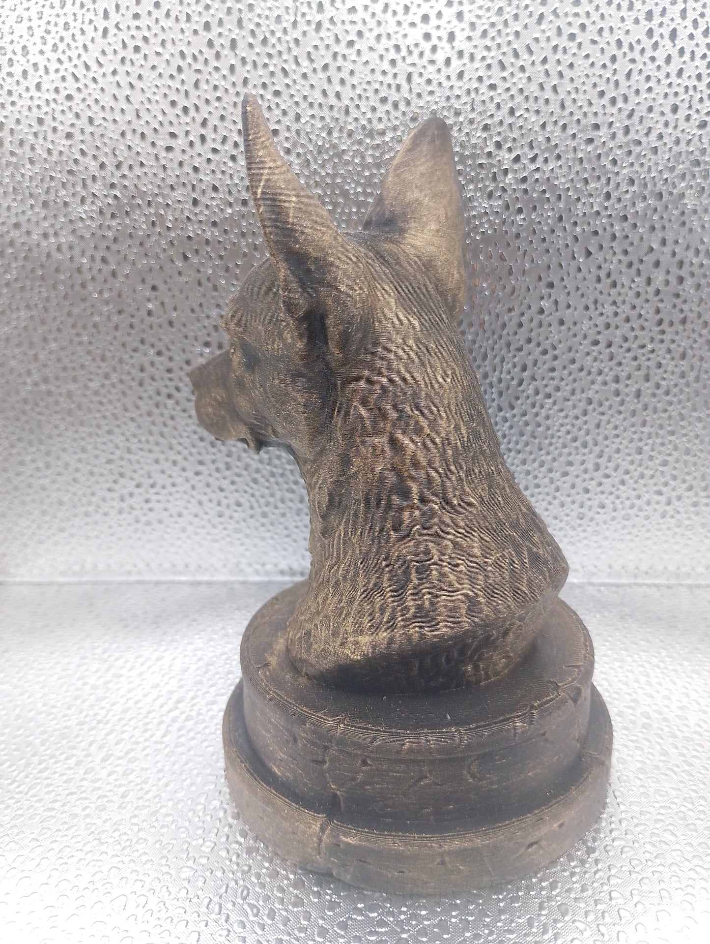 Toy Fox Terrier Bust