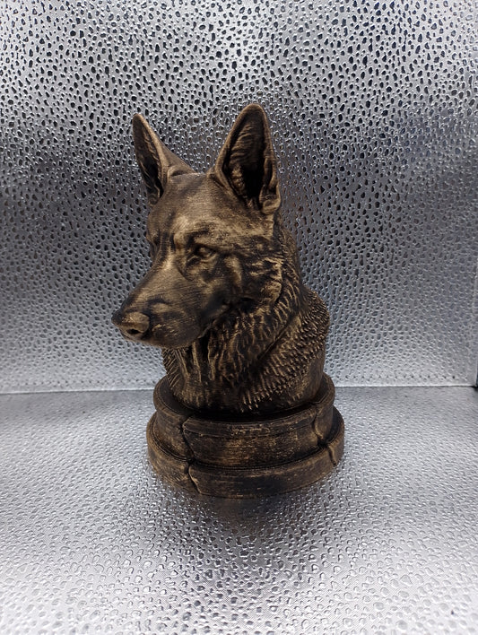 German Shepherd Bust