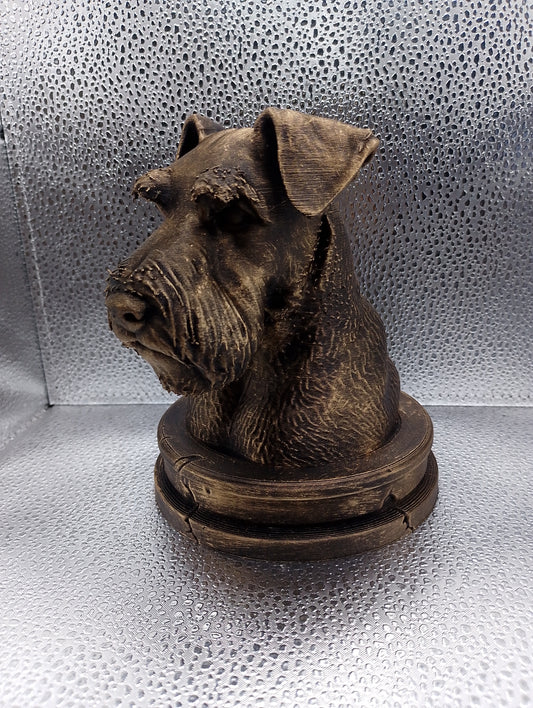 Schnauzer Bust