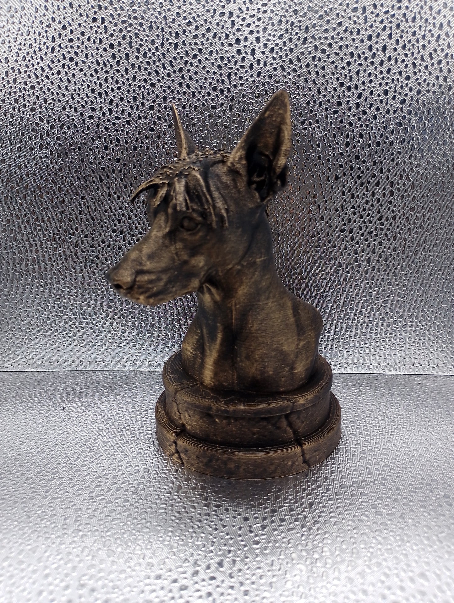 Peruvian Hairless Dog Bust
