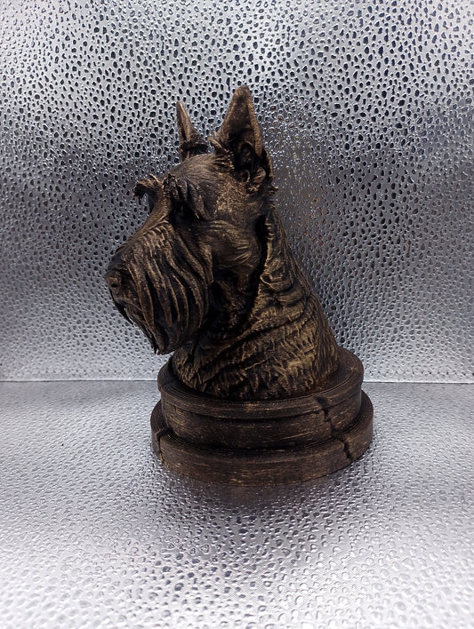 Scottish Terrier Bust