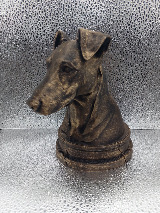 Smooth Fox Terrier Bust