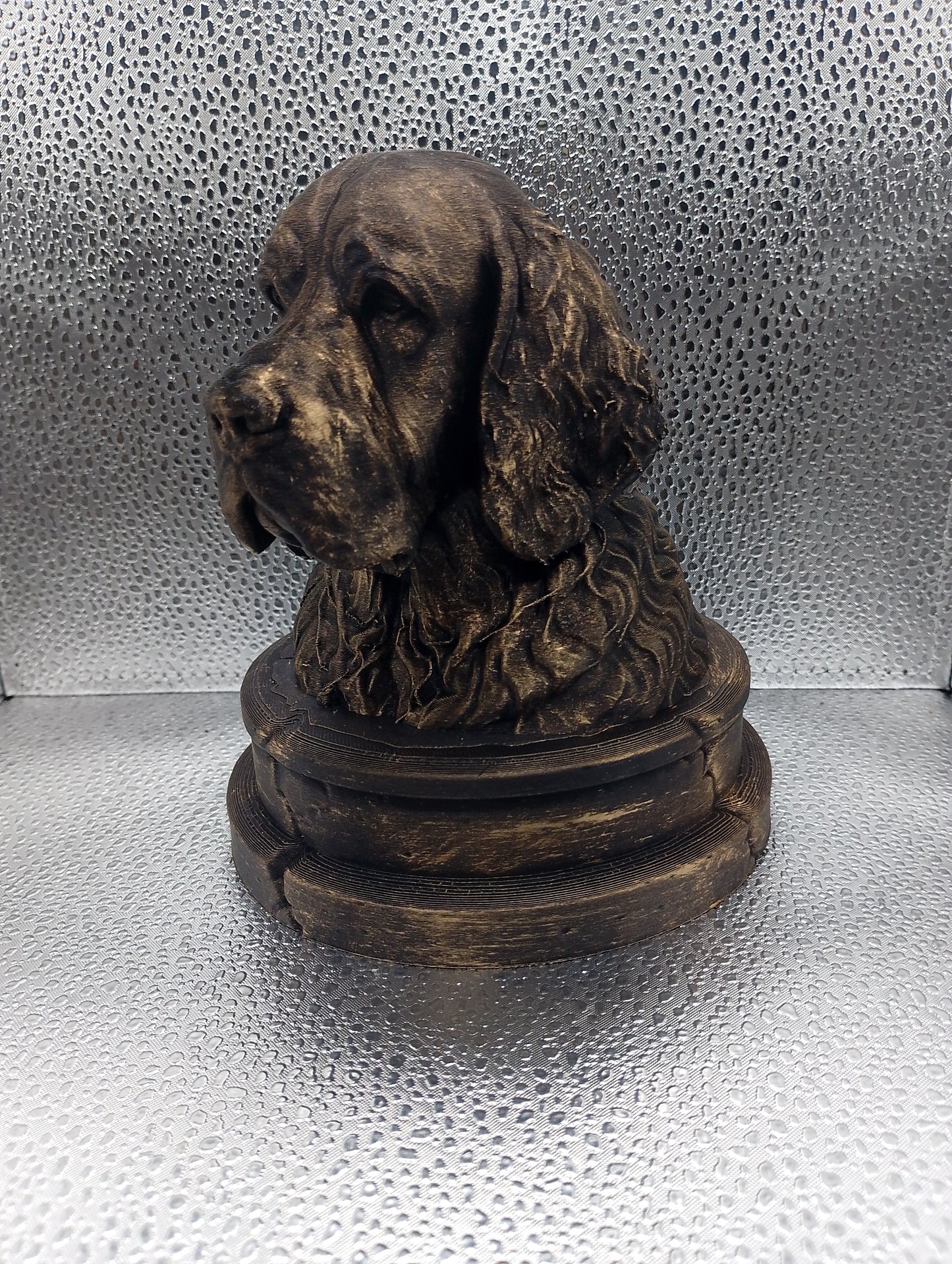 Clumber Spaniel Bust