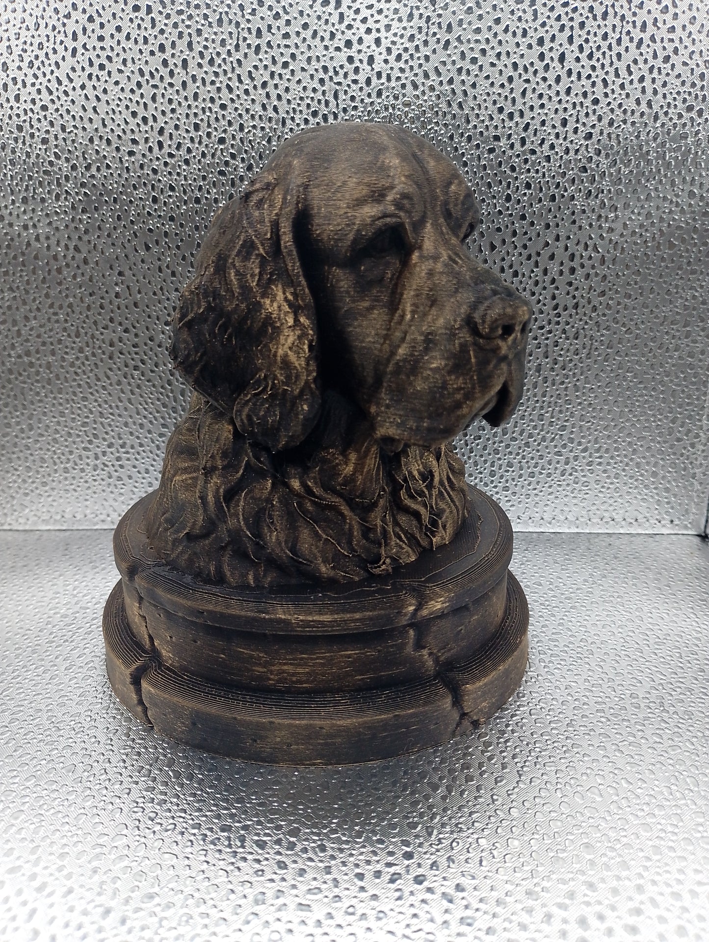 Clumber Spaniel Bust