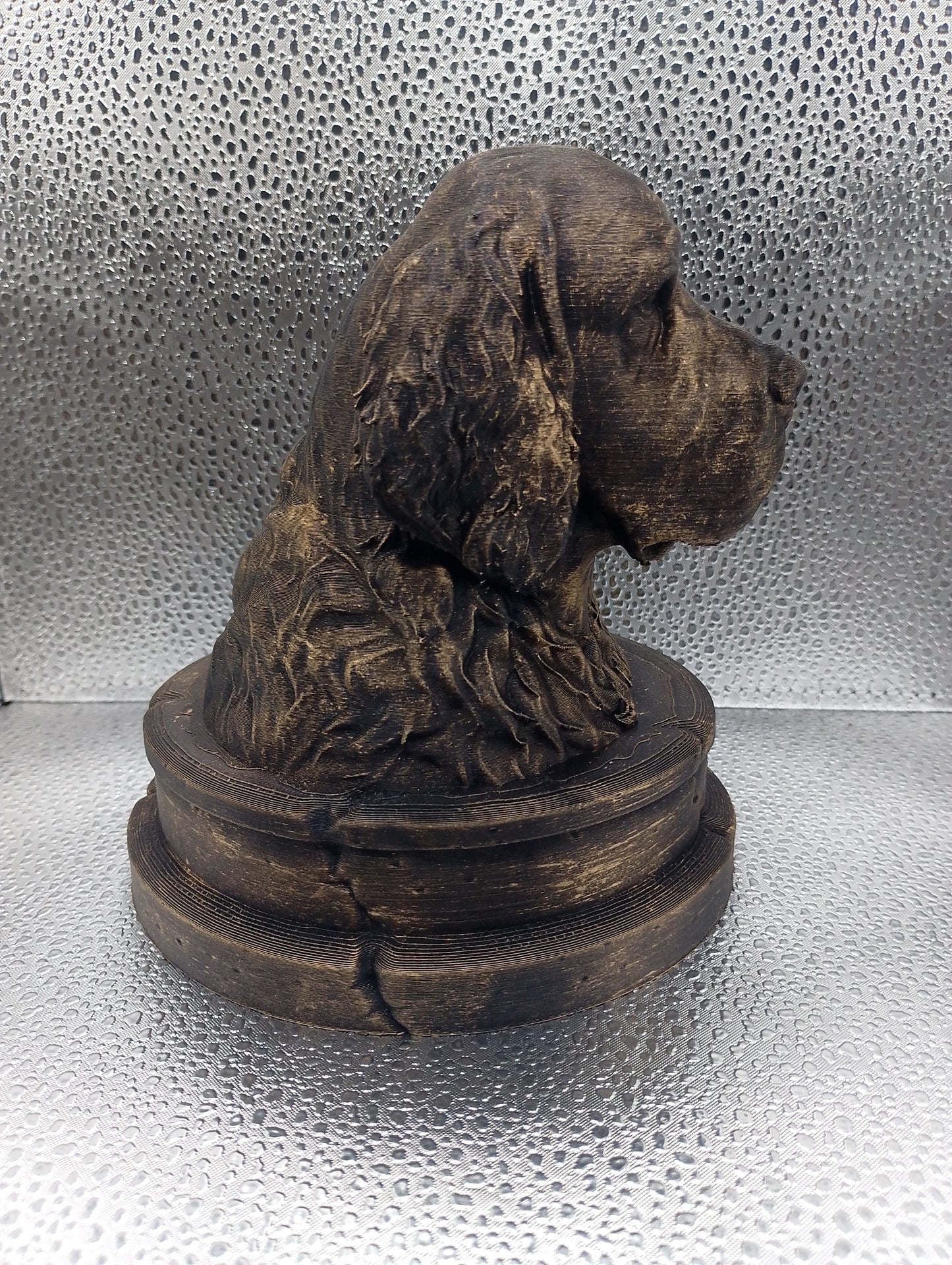 Clumber Spaniel Bust
