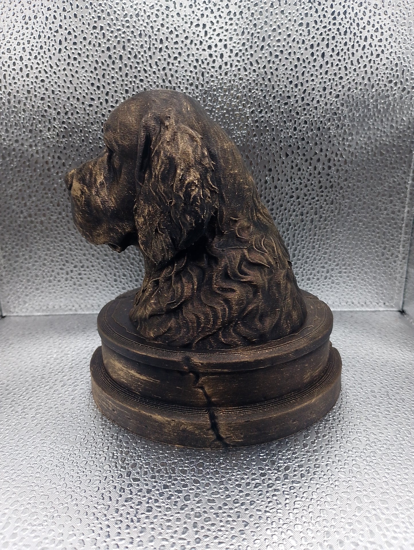 Clumber Spaniel Bust