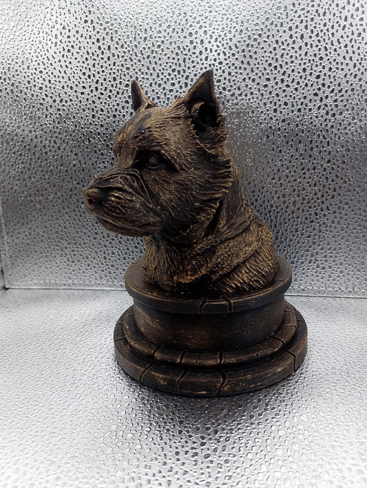 Norwich Terrier Bust