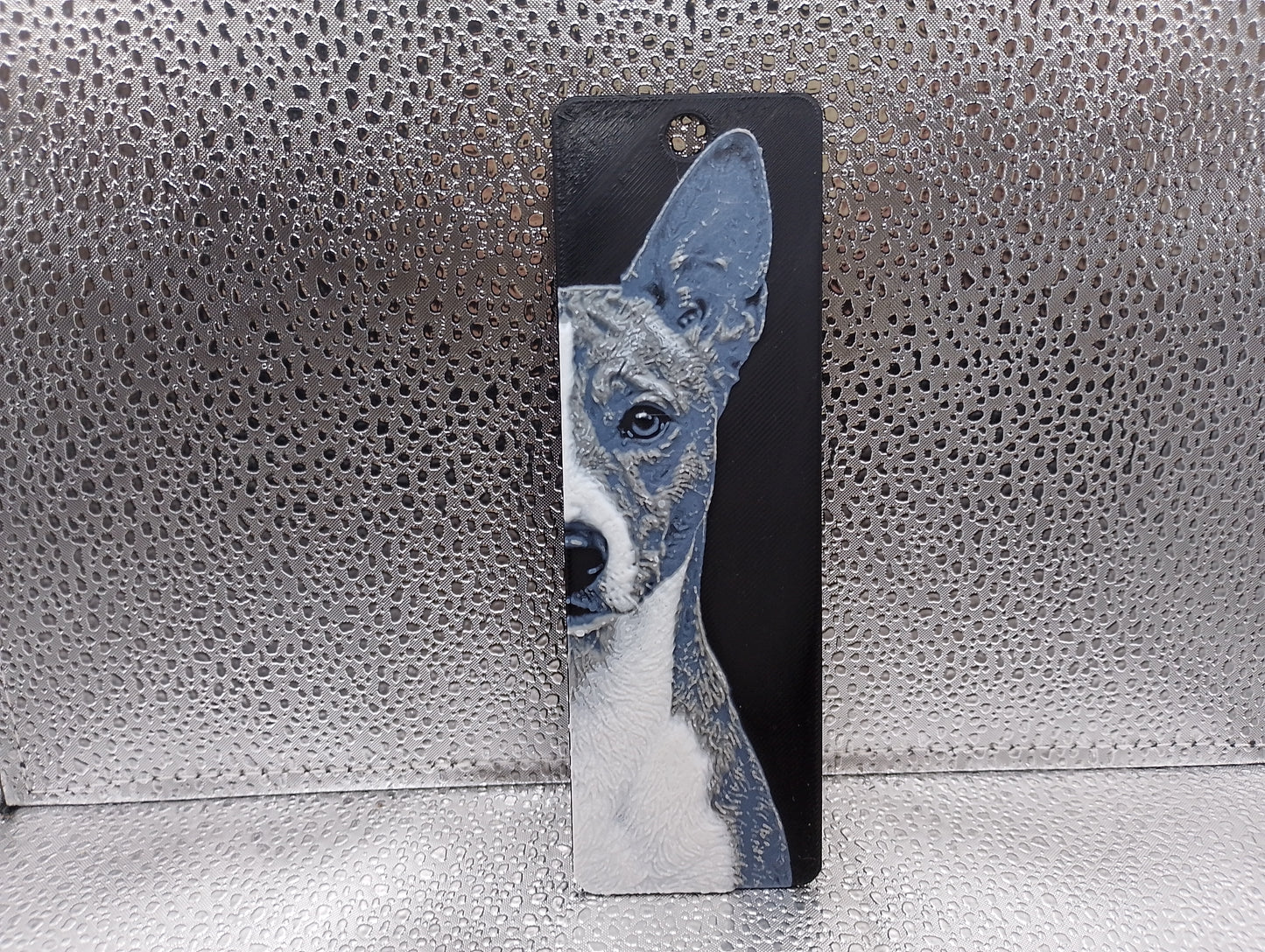 Basenji Bookmark – Hueforge