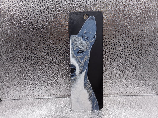 Basenji Bookmark – Hueforge