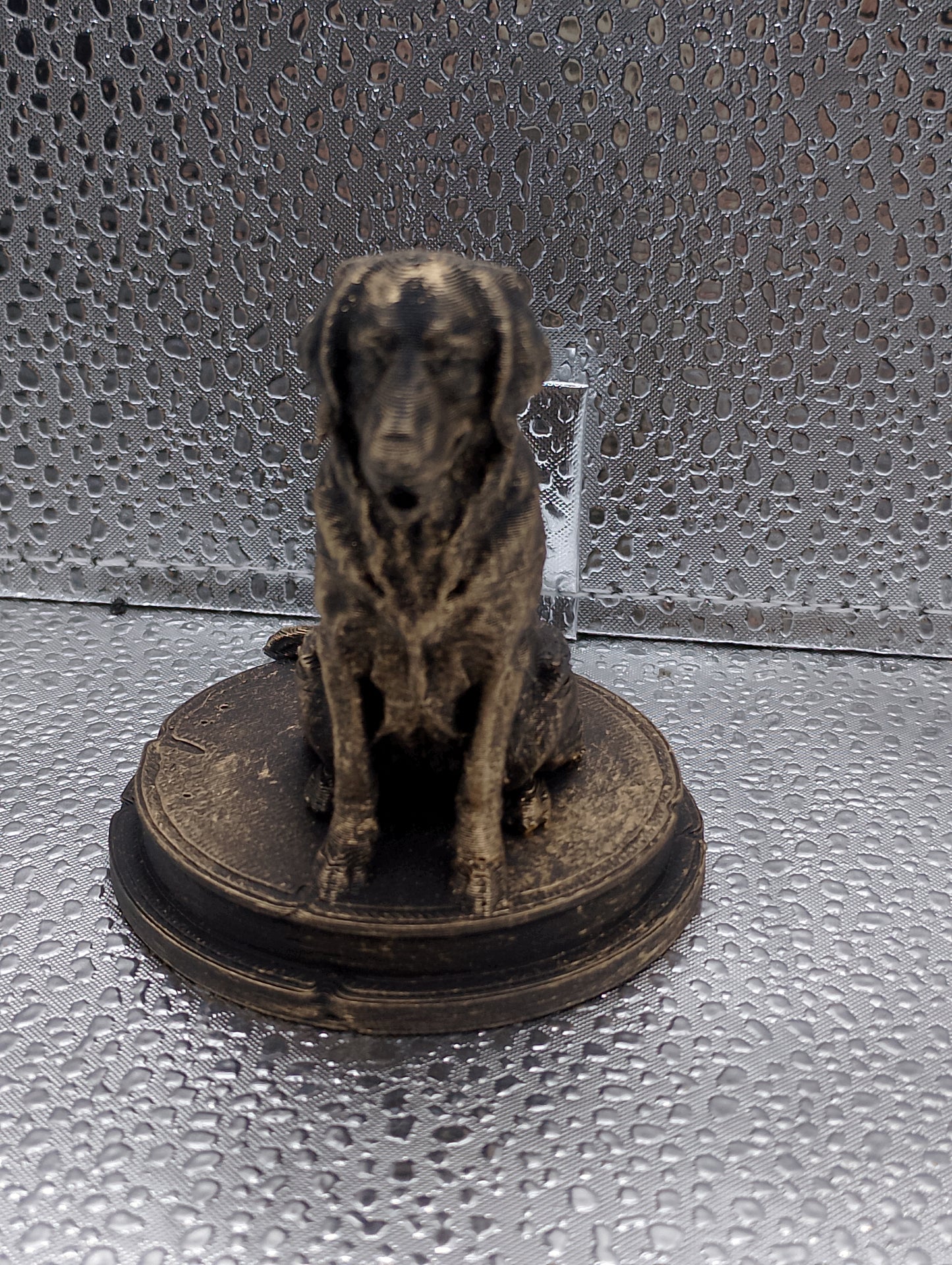 Golden Retriever Dog Bust – 7cm Miniature Statue