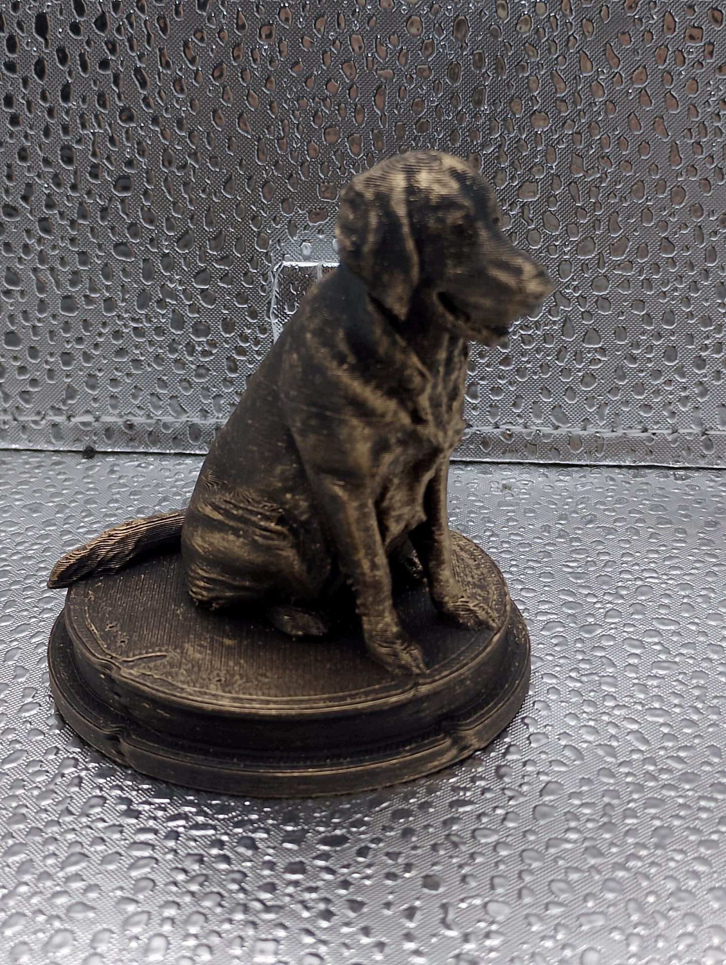 Golden Retriever Dog Bust – 7cm Miniature Statue