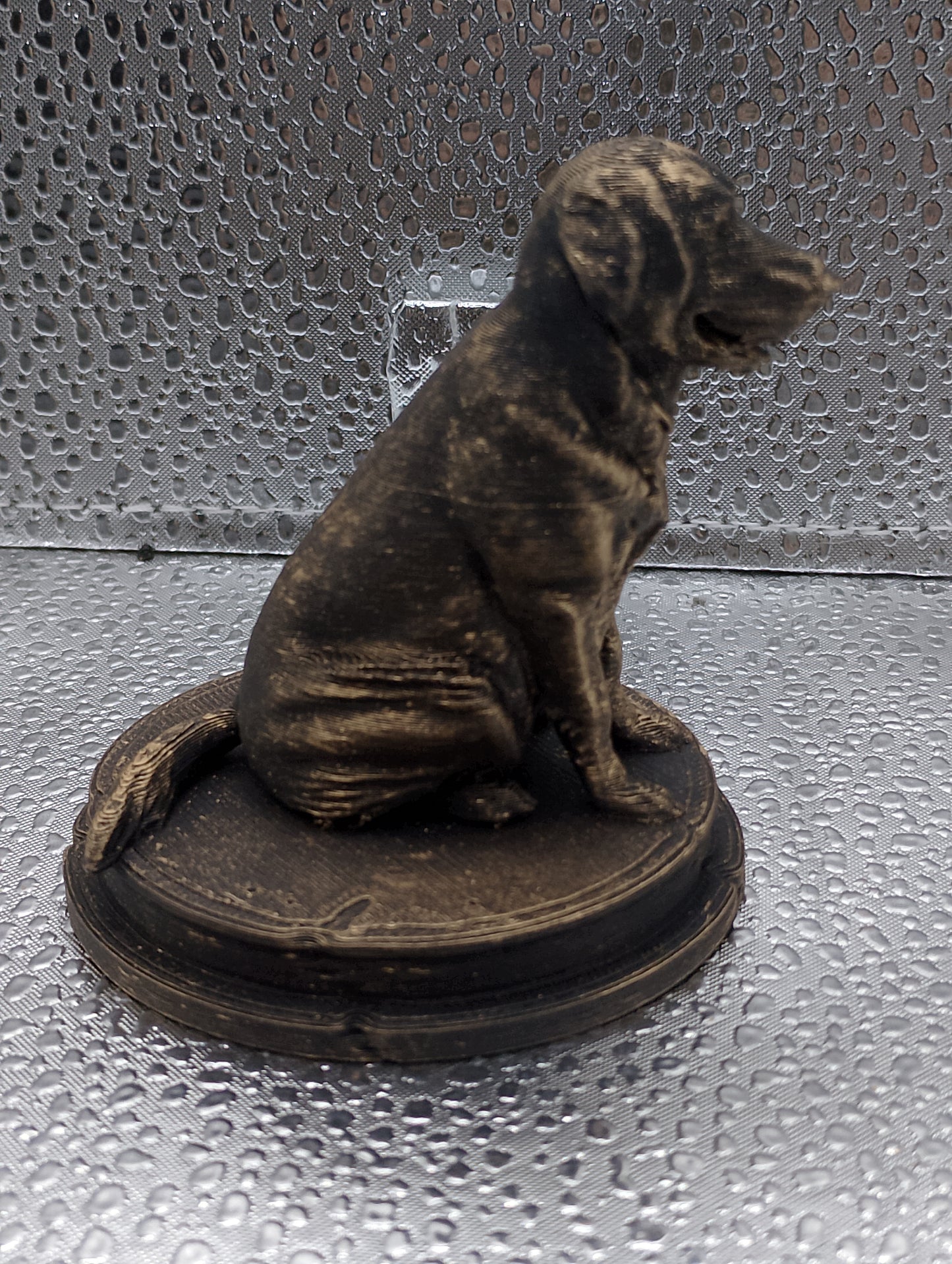 Golden Retriever Dog Bust – 7cm Miniature Statue