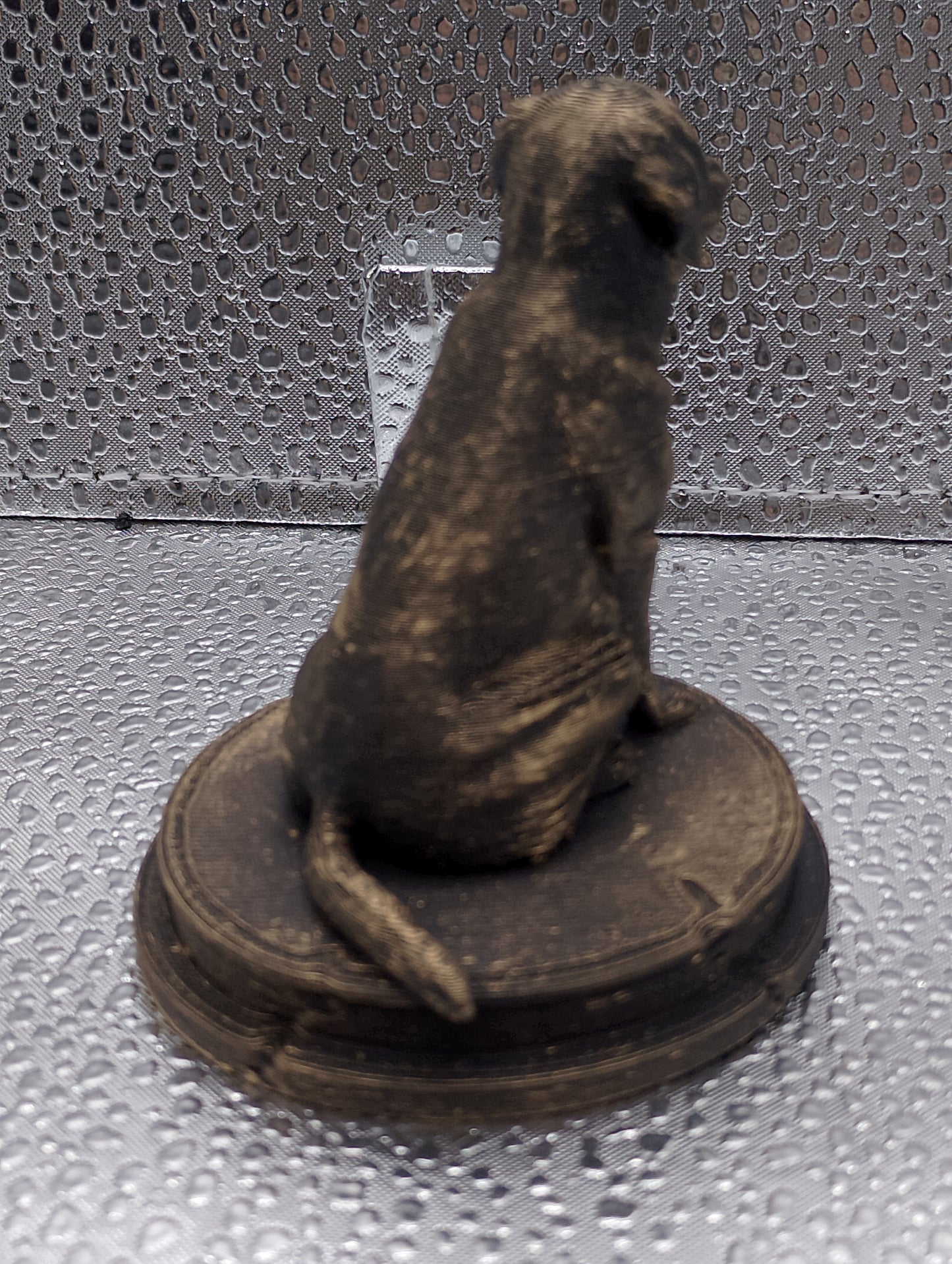 Golden Retriever Dog Bust – 7cm Miniature Statue
