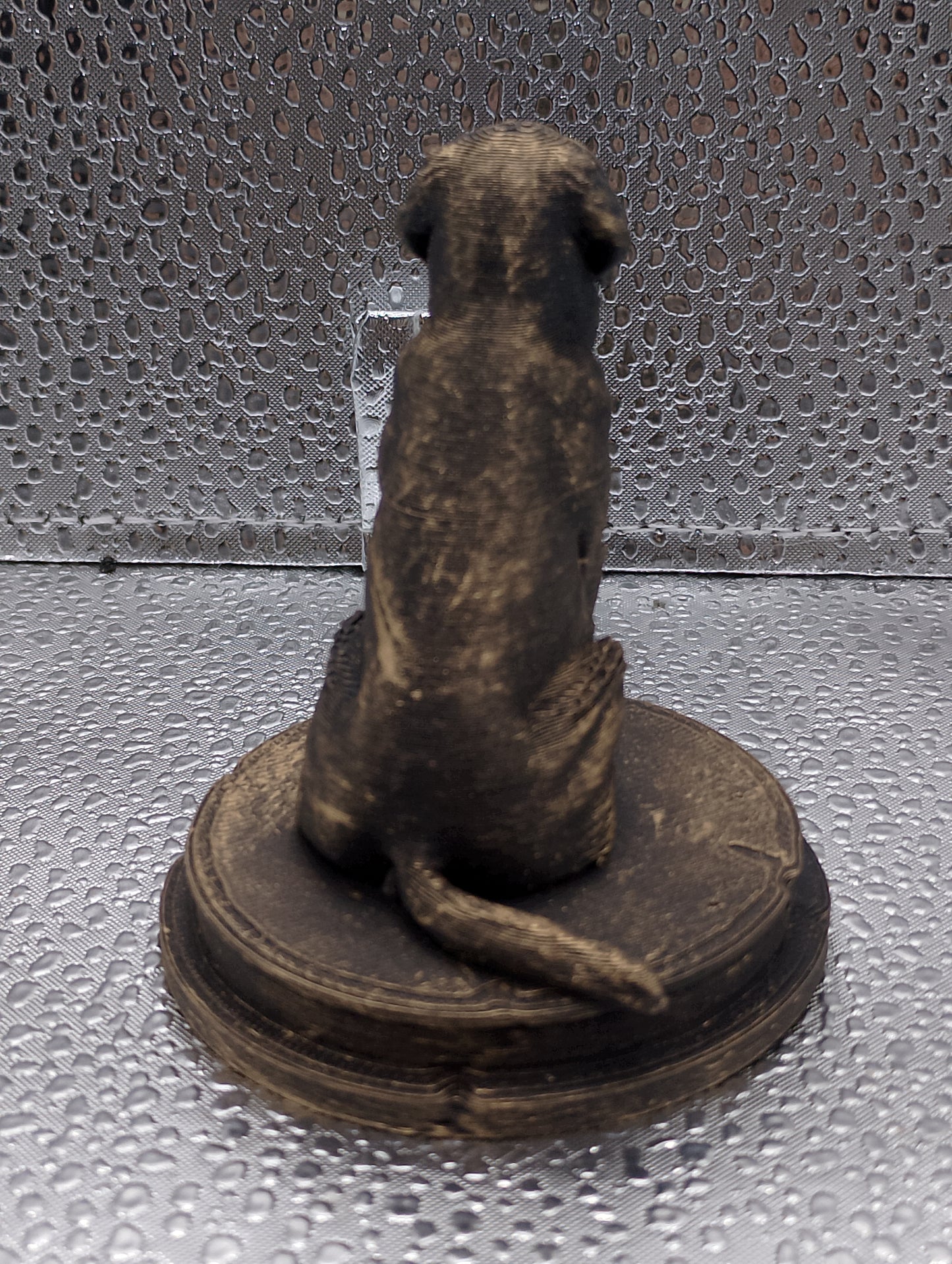 Golden Retriever Dog Bust – 7cm Miniature Statue
