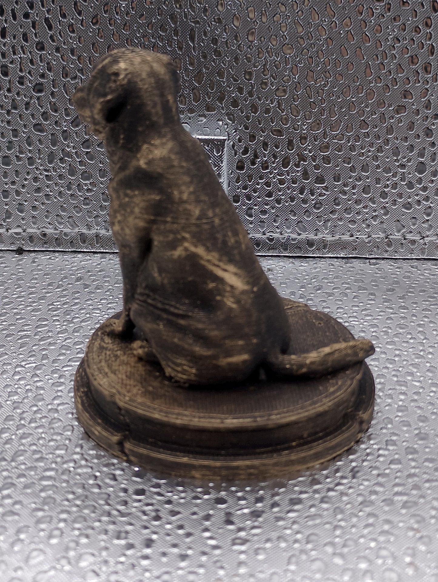 Golden Retriever Dog Bust – 7cm Miniature Statue