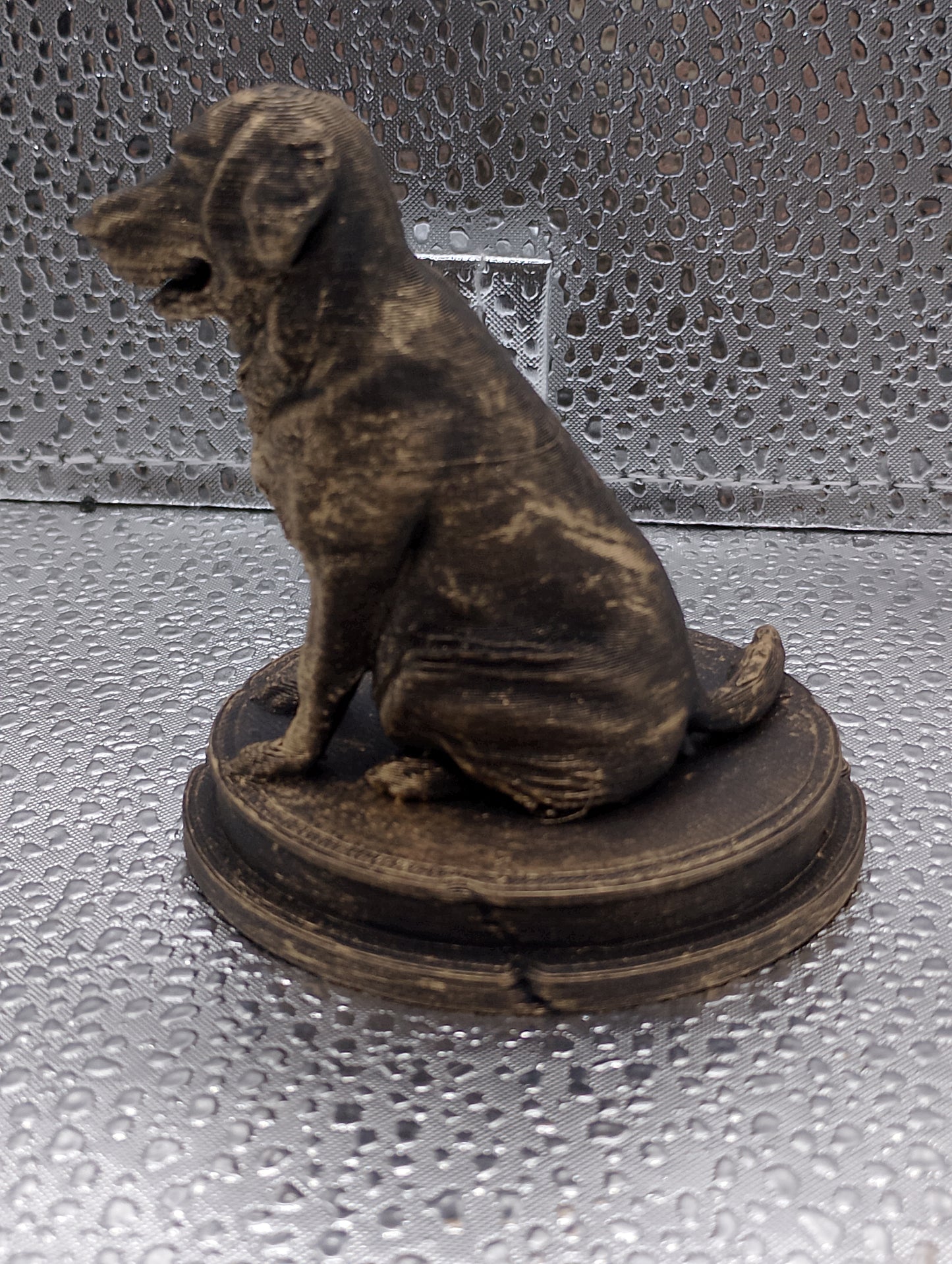 Golden Retriever Dog Bust – 7cm Miniature Statue