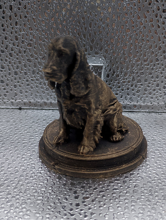 Cocker Spaniel Dog Bust – 7cm Miniature Statue