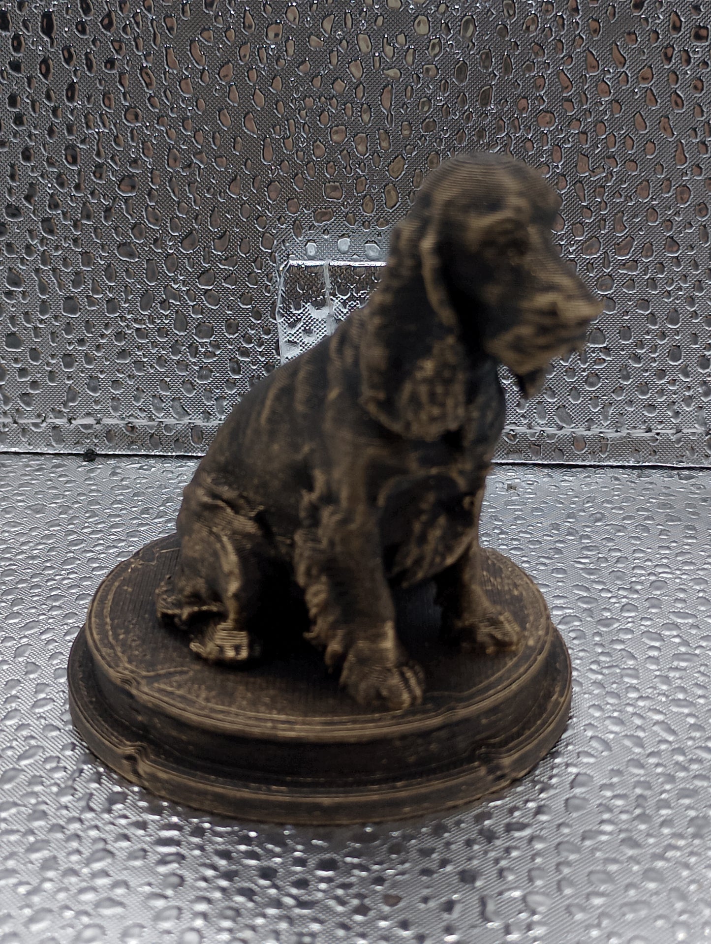 Cocker Spaniel Dog Bust – 7cm Miniature Statue