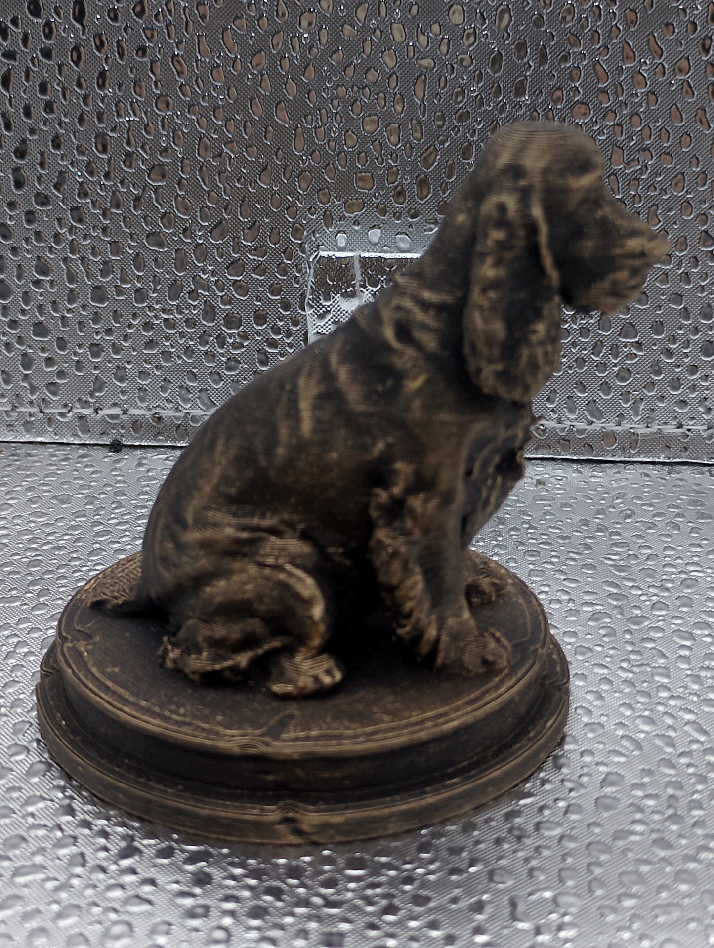 Cocker Spaniel Dog Bust – 7cm Miniature Statue