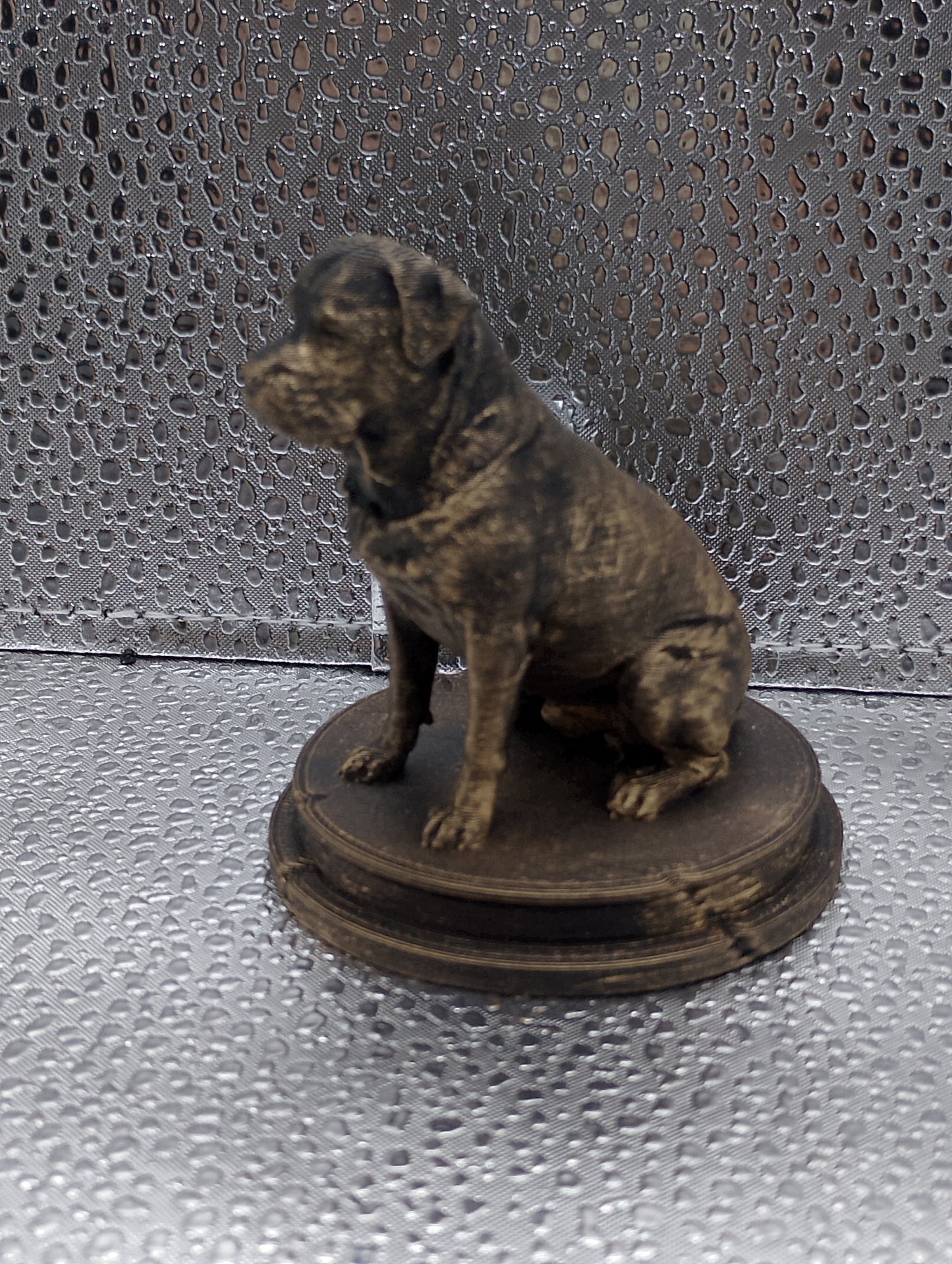 Rottweiler Dog Bust – 7cm Miniature Statue