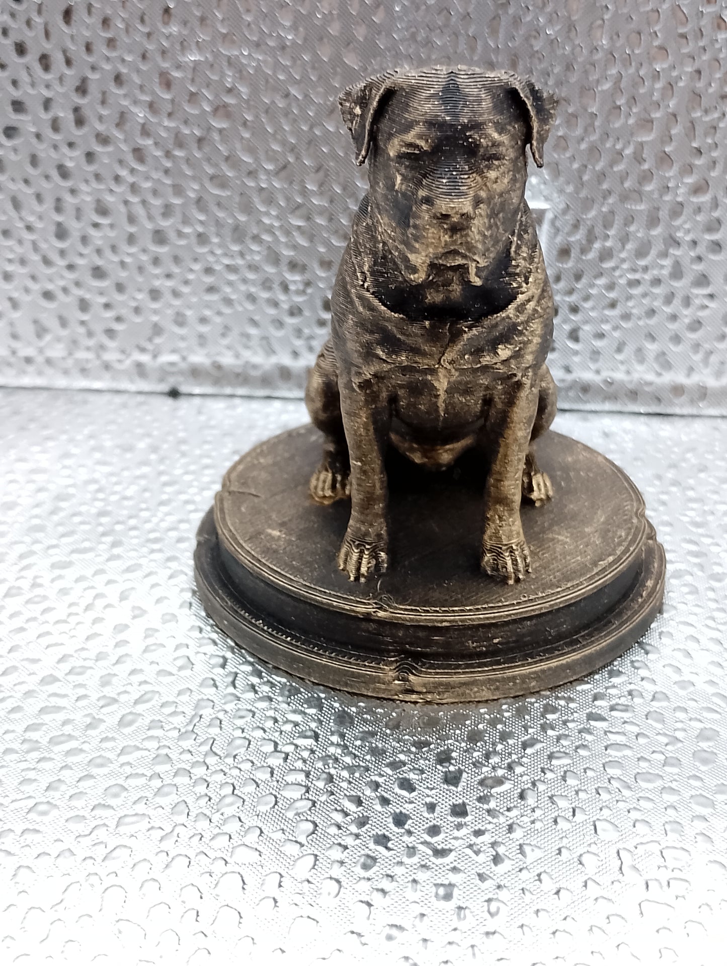 Rottweiler Dog Bust – 7cm Miniature Statue