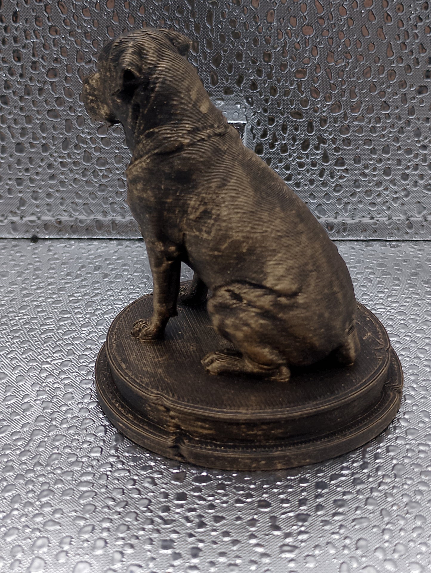 Rottweiler Dog Bust – 7cm Miniature Statue