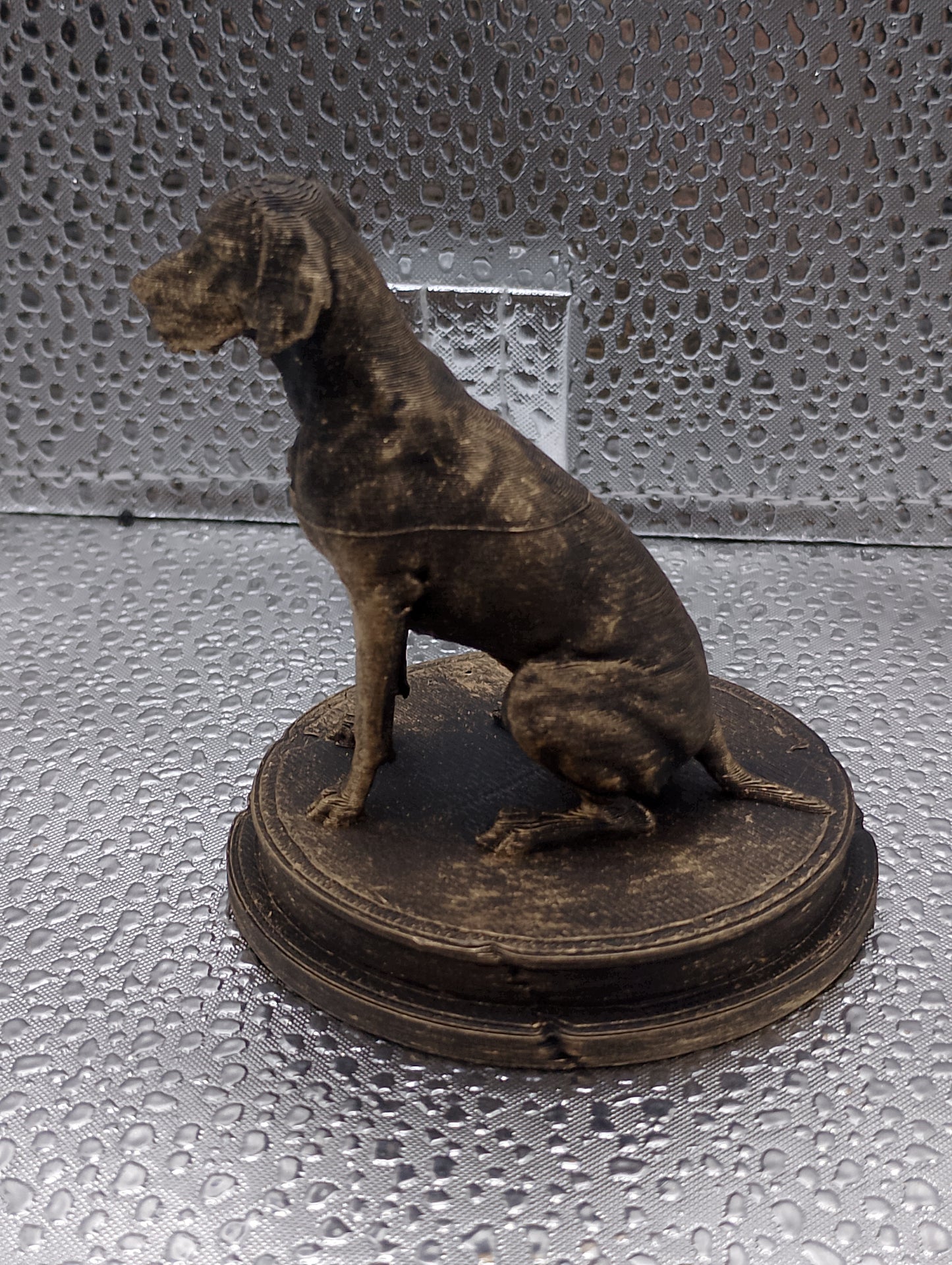 Hungarian Vizsla Dog Bust – 7cm Miniature Statue