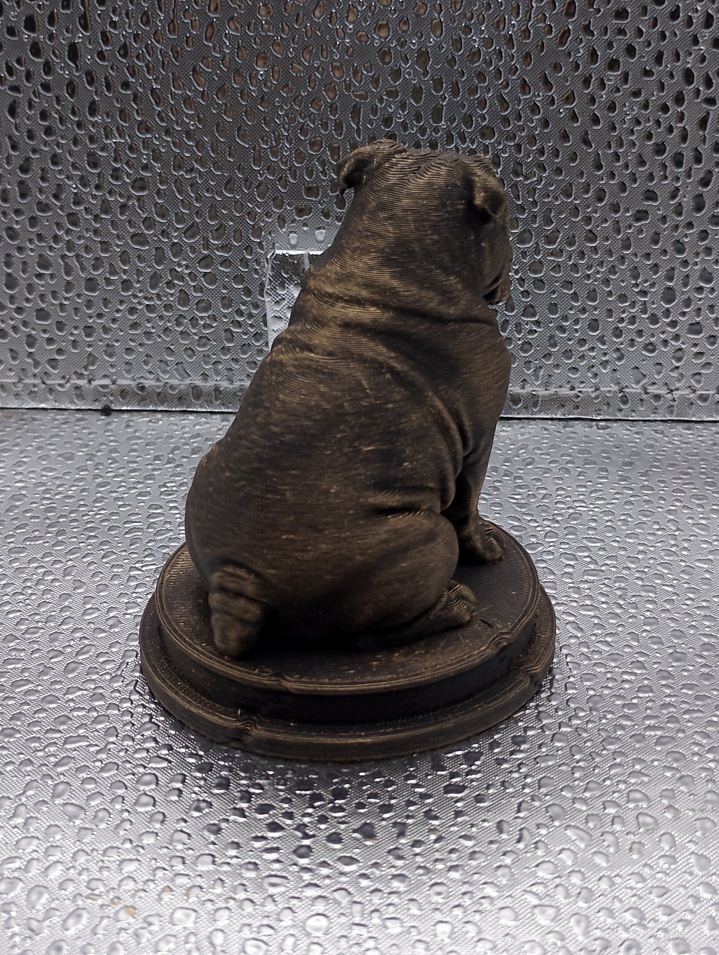 English Bulldog Dog Bust – 7cm Miniature Statue