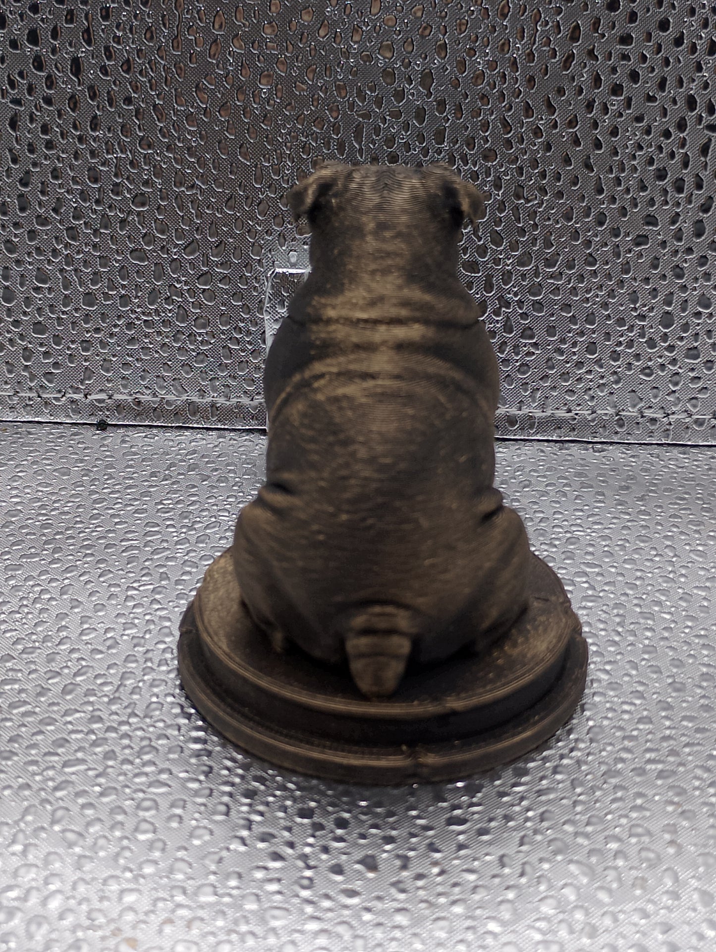 English Bulldog Dog Bust – 7cm Miniature Statue