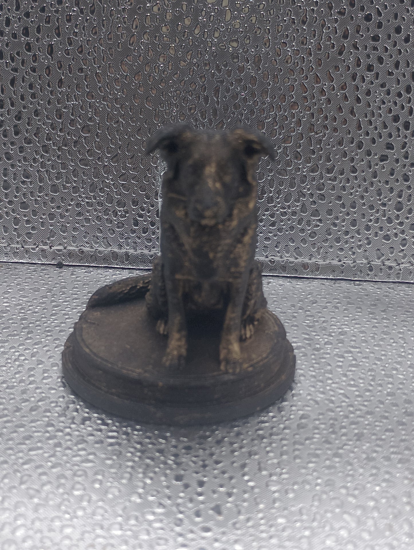 Border Collie Dog Bust – 7cm Miniature Statue