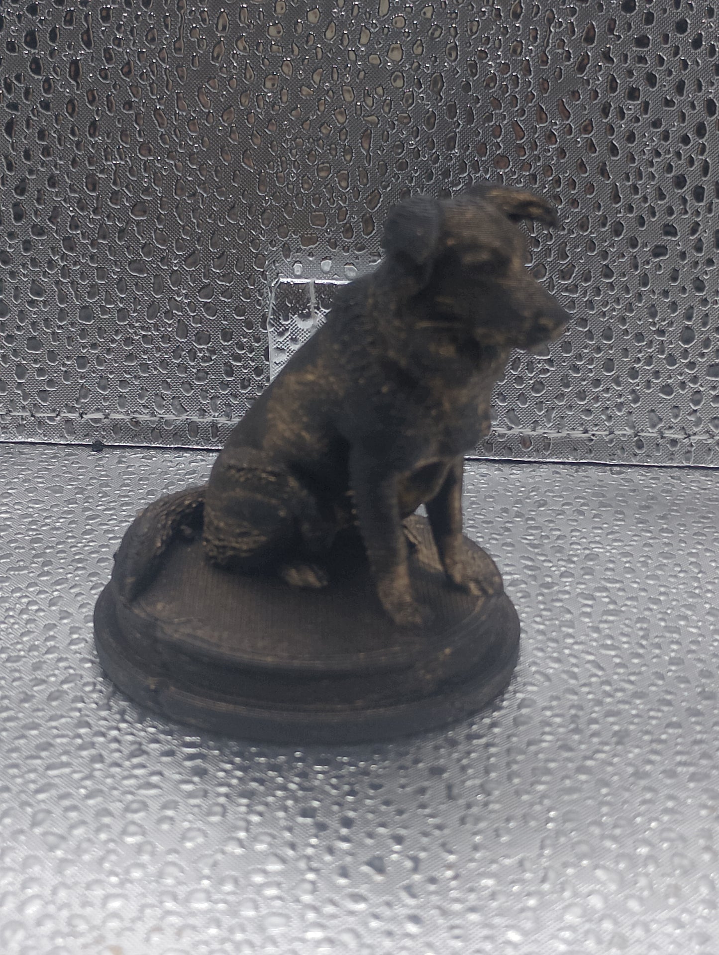 Border Collie Dog Bust – 7cm Miniature Statue