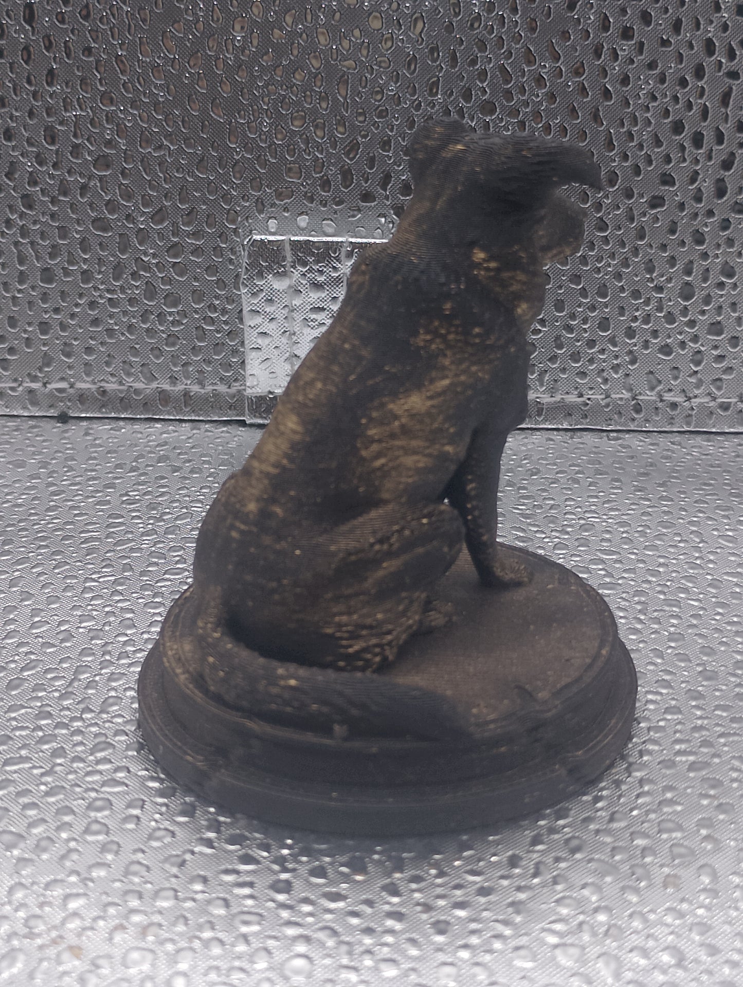 Border Collie Dog Bust – 7cm Miniature Statue
