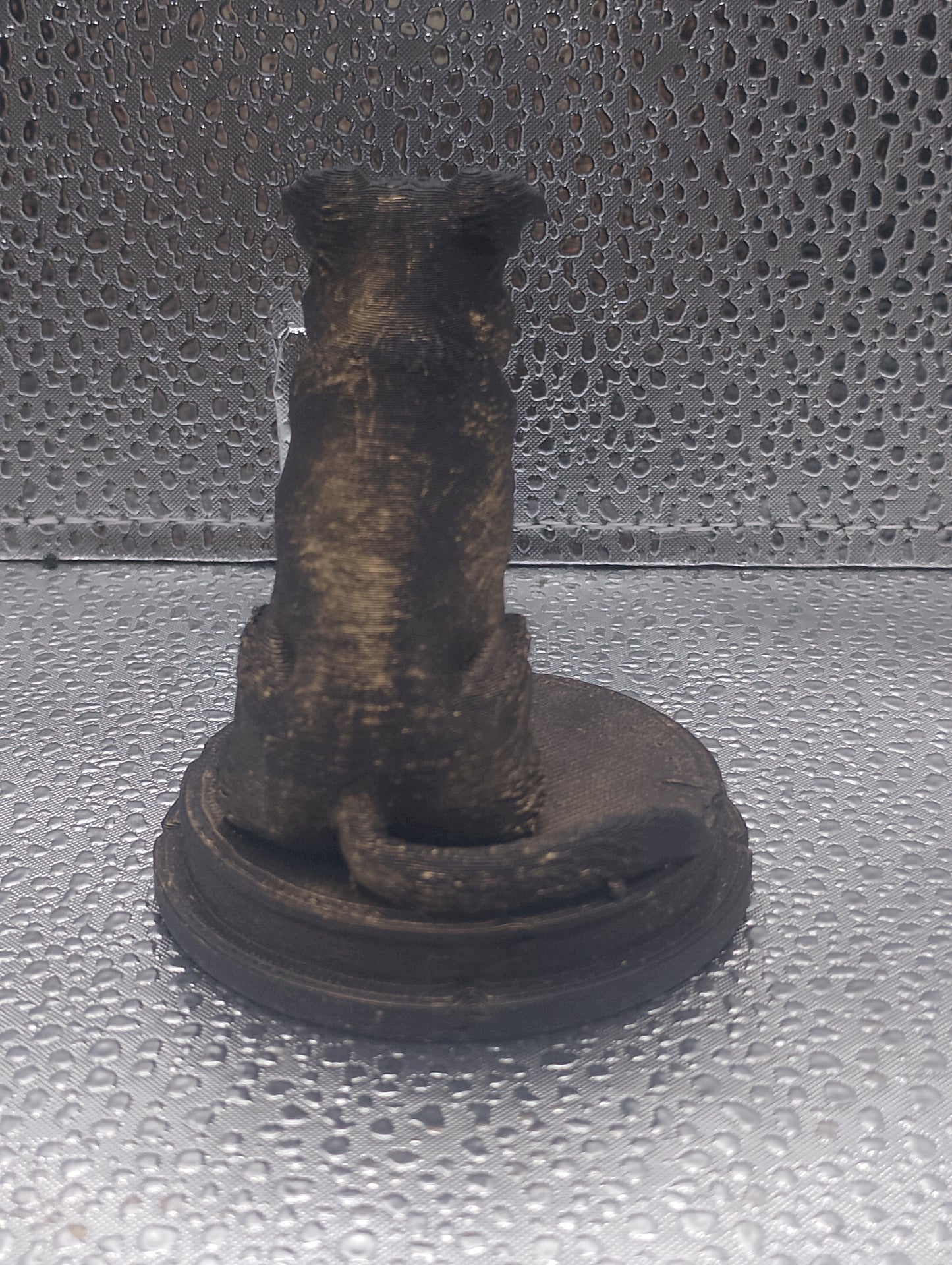 Border Collie Dog Bust – 7cm Miniature Statue