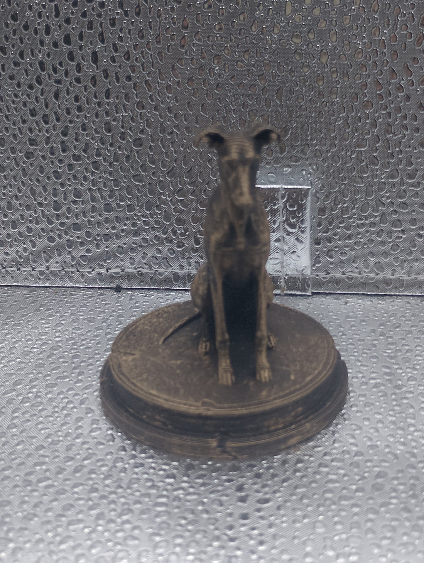 Greyhound Dog Bust – 7cm Miniature Statue