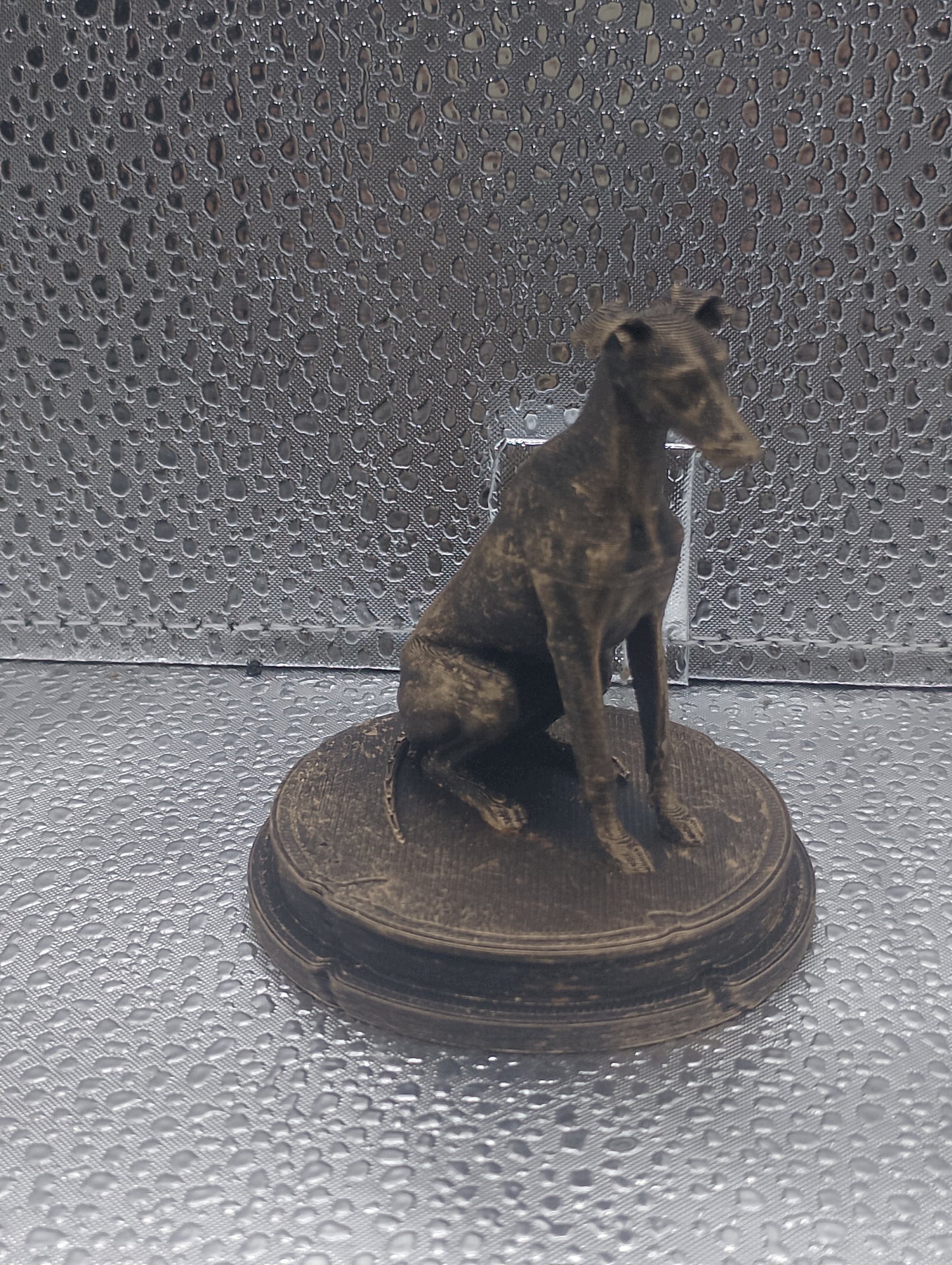 Greyhound Dog Bust – 7cm Miniature Statue
