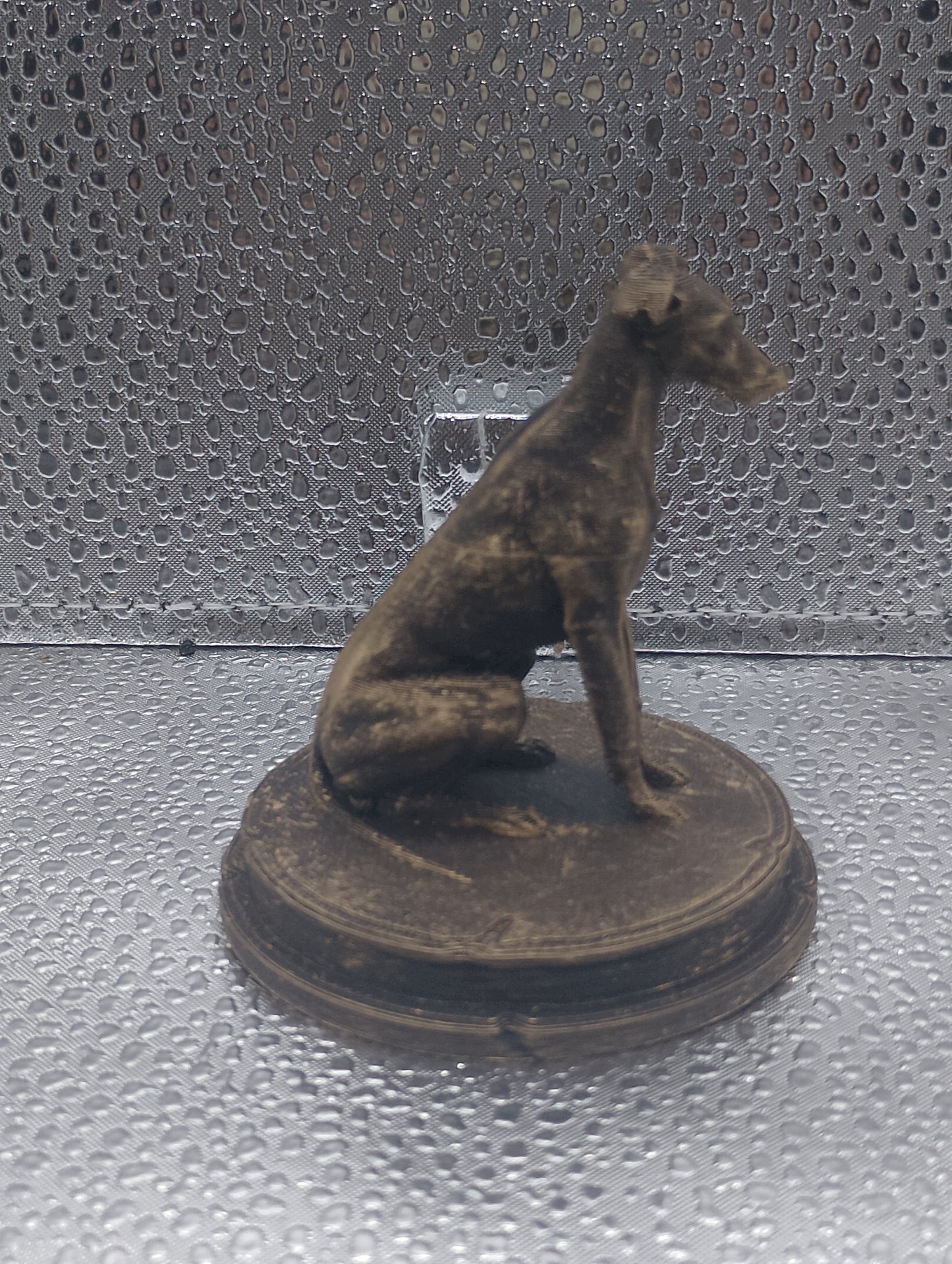 Greyhound Dog Bust – 7cm Miniature Statue