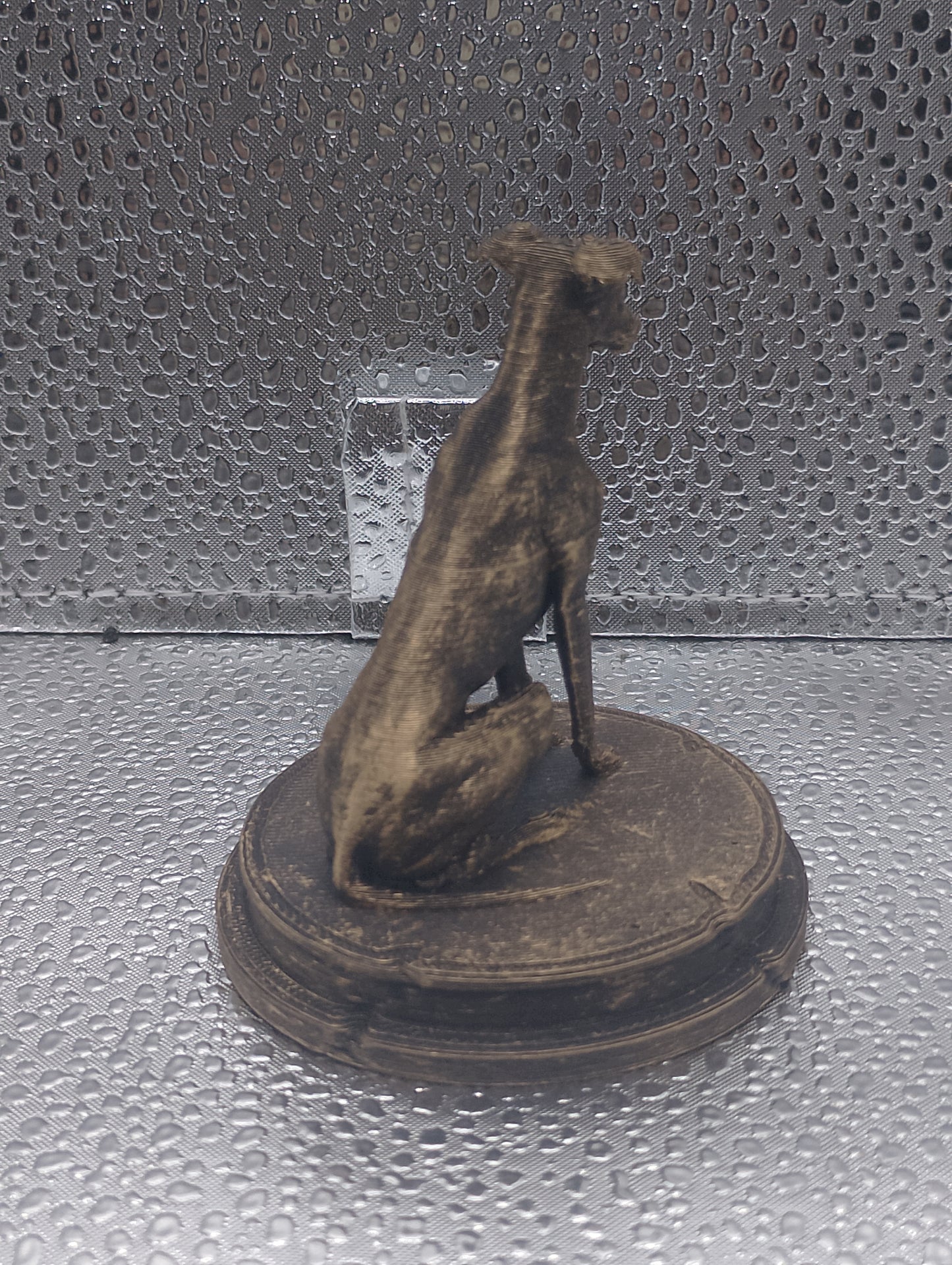 Greyhound Dog Bust – 7cm Miniature Statue