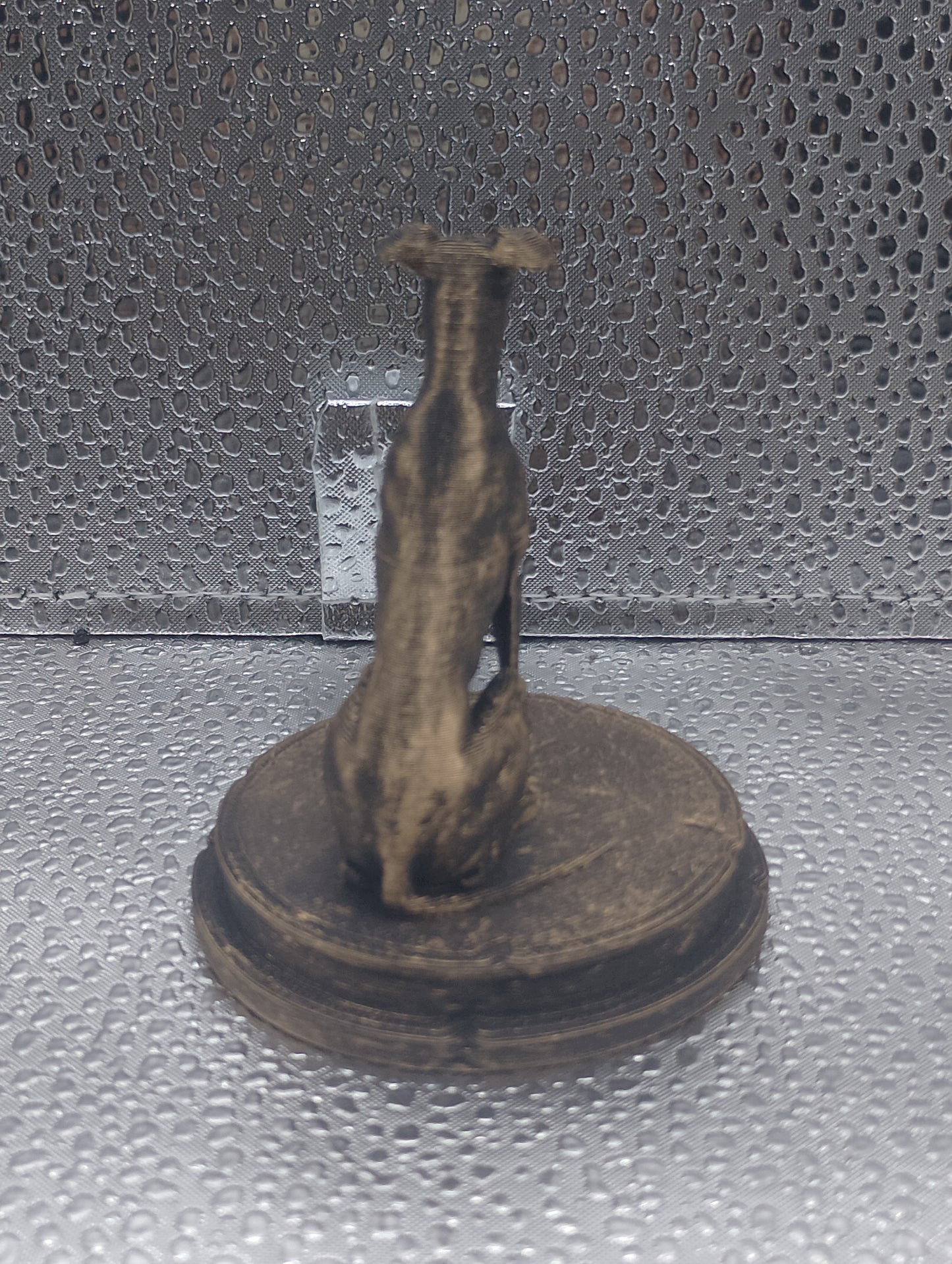 Greyhound Dog Bust – 7cm Miniature Statue