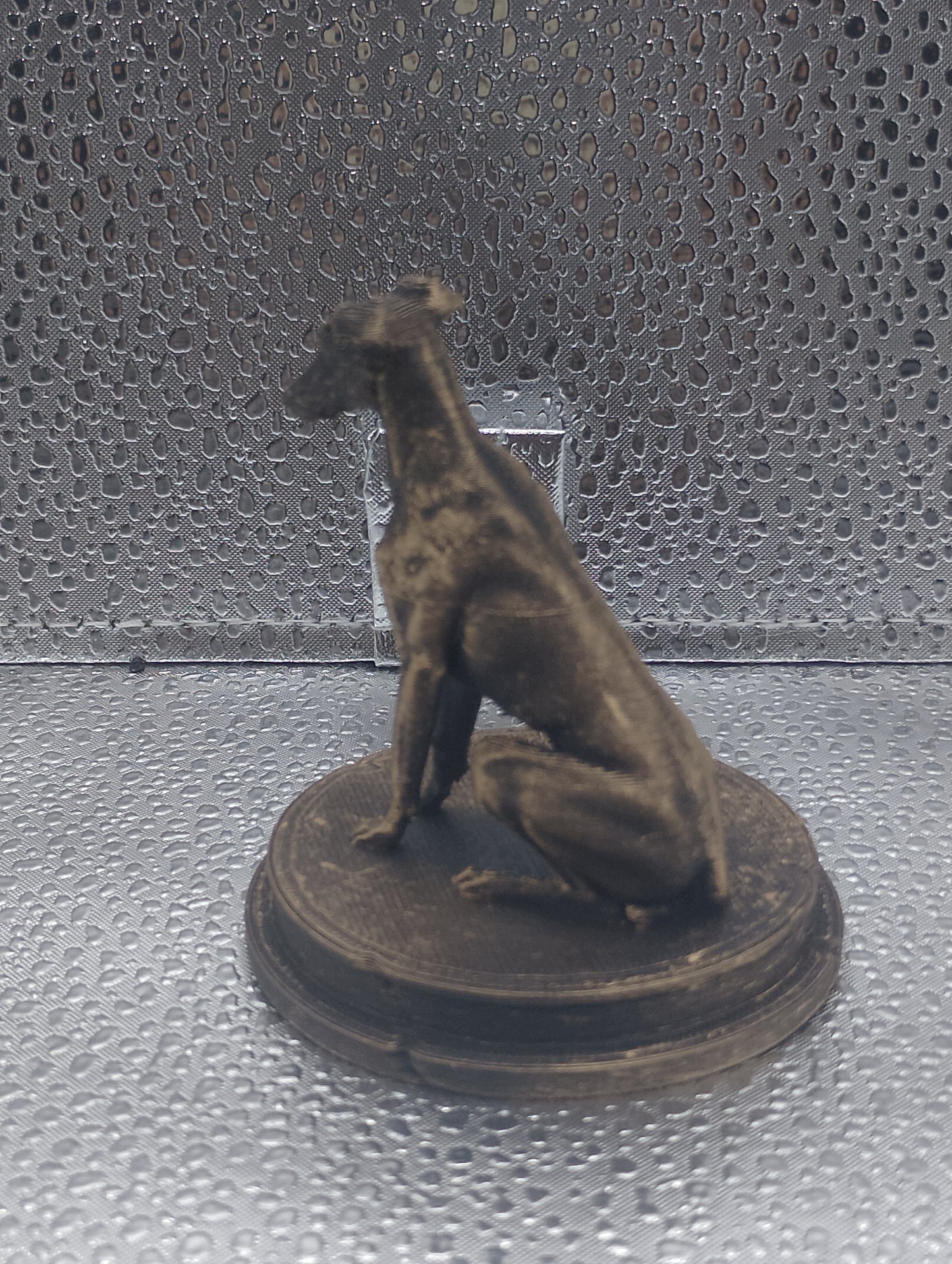 Greyhound Dog Bust – 7cm Miniature Statue