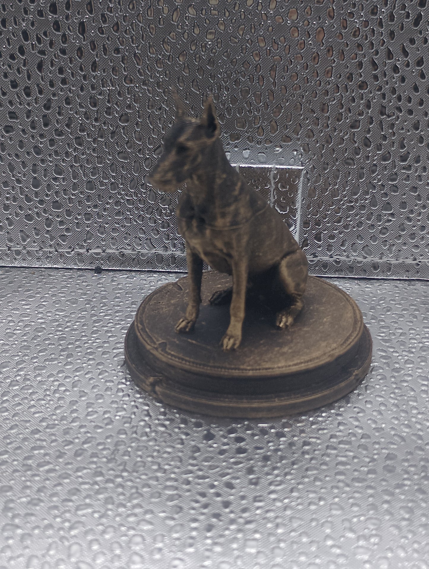 Doberman Dog Bust – 7cm Miniature Statue