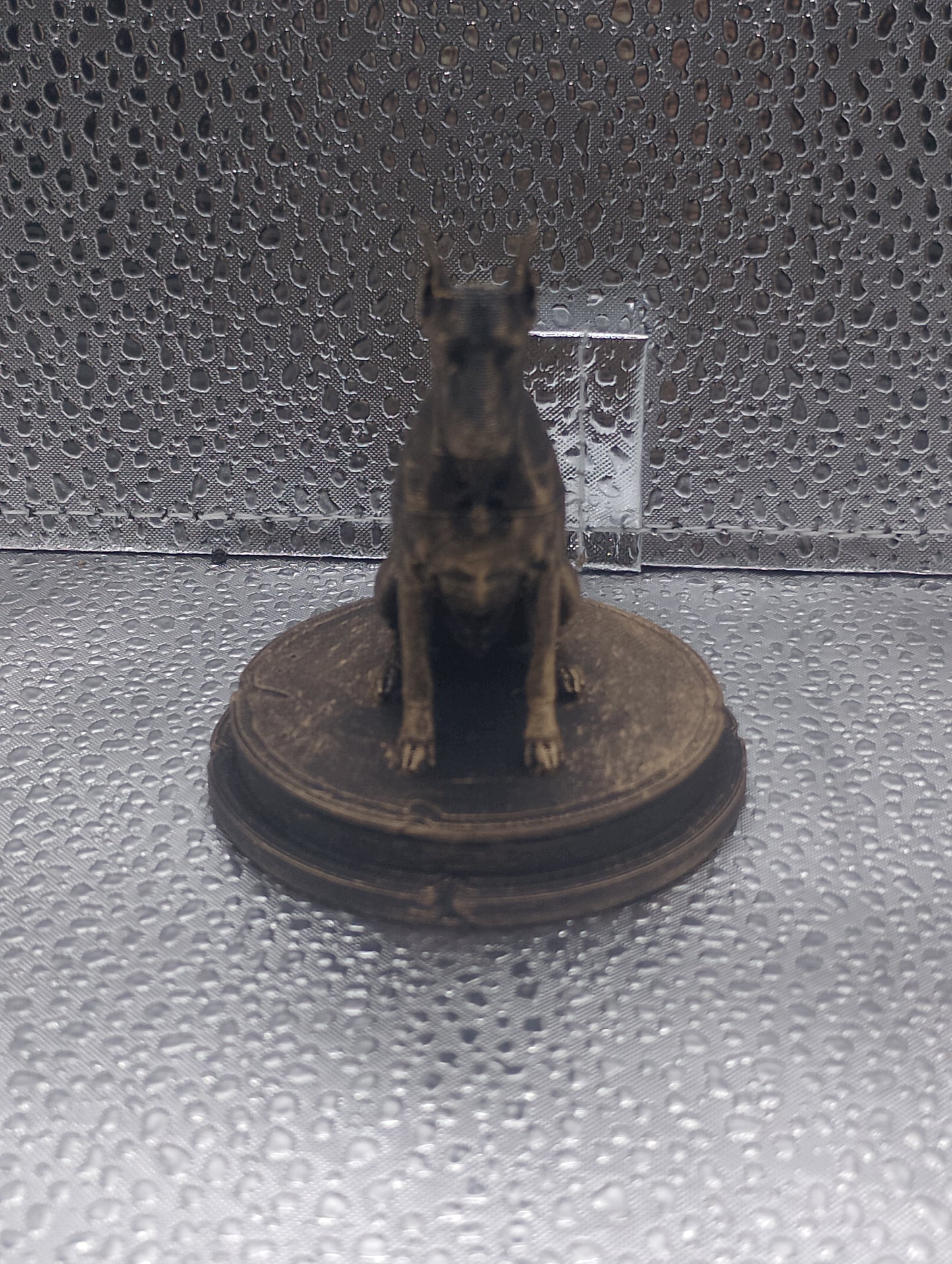 Doberman Dog Bust – 7cm Miniature Statue