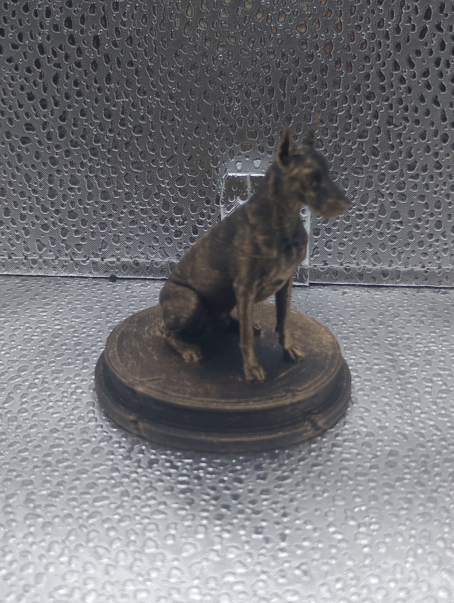 Doberman Dog Bust – 7cm Miniature Statue