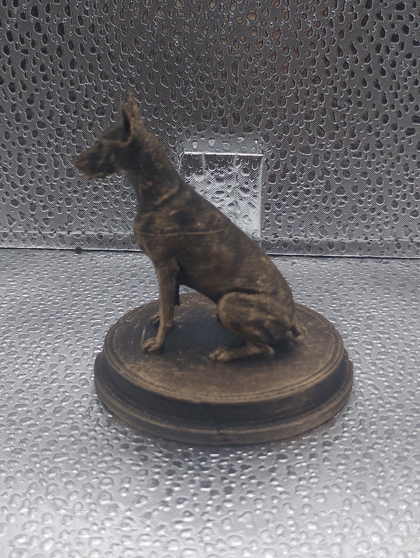 Doberman Dog Bust – 7cm Miniature Statue